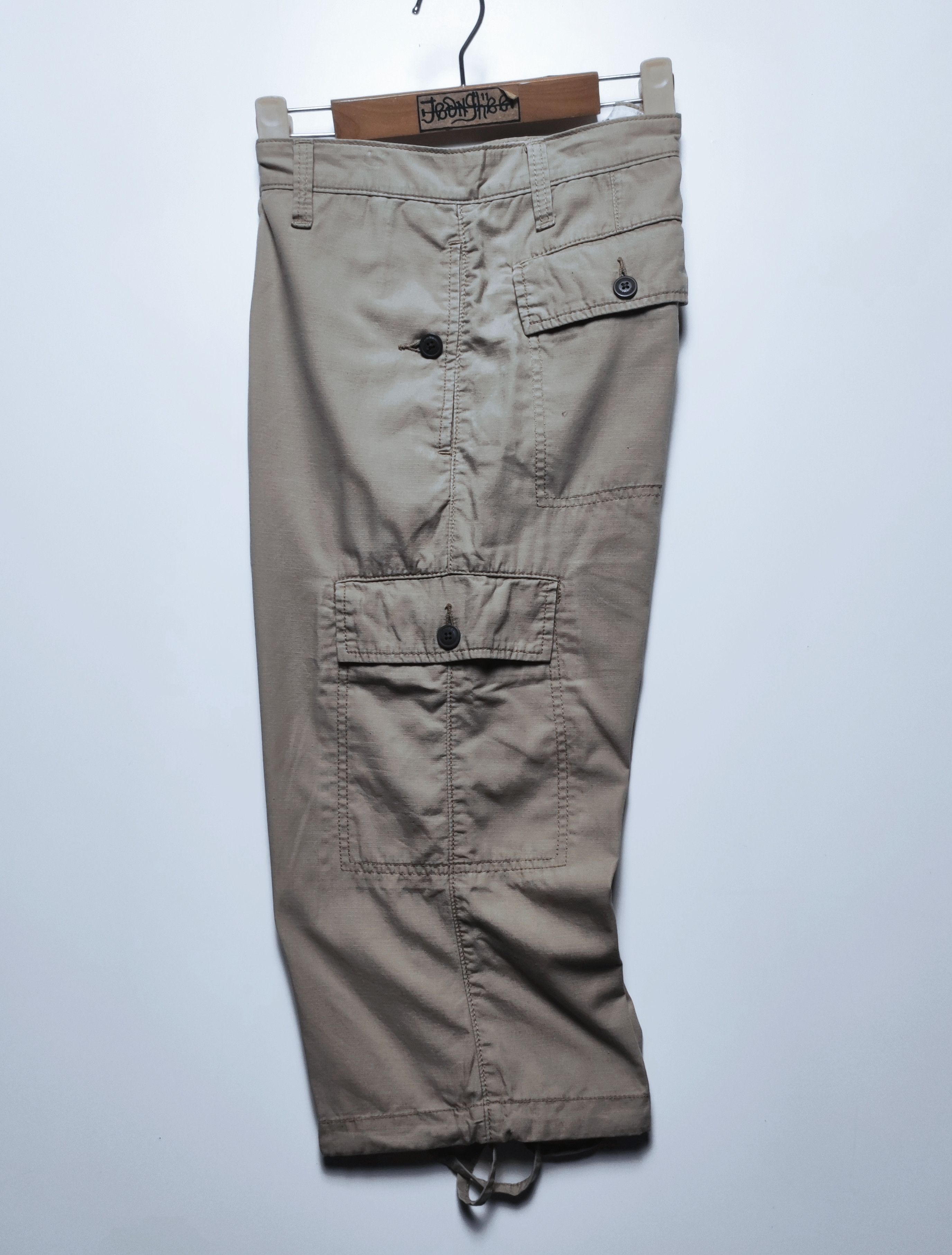 Other Eddie Bauer Ripstop Multipocket Cargo Trail Hiking 3/4 Pants Size US 35 - 2 Thumbnail