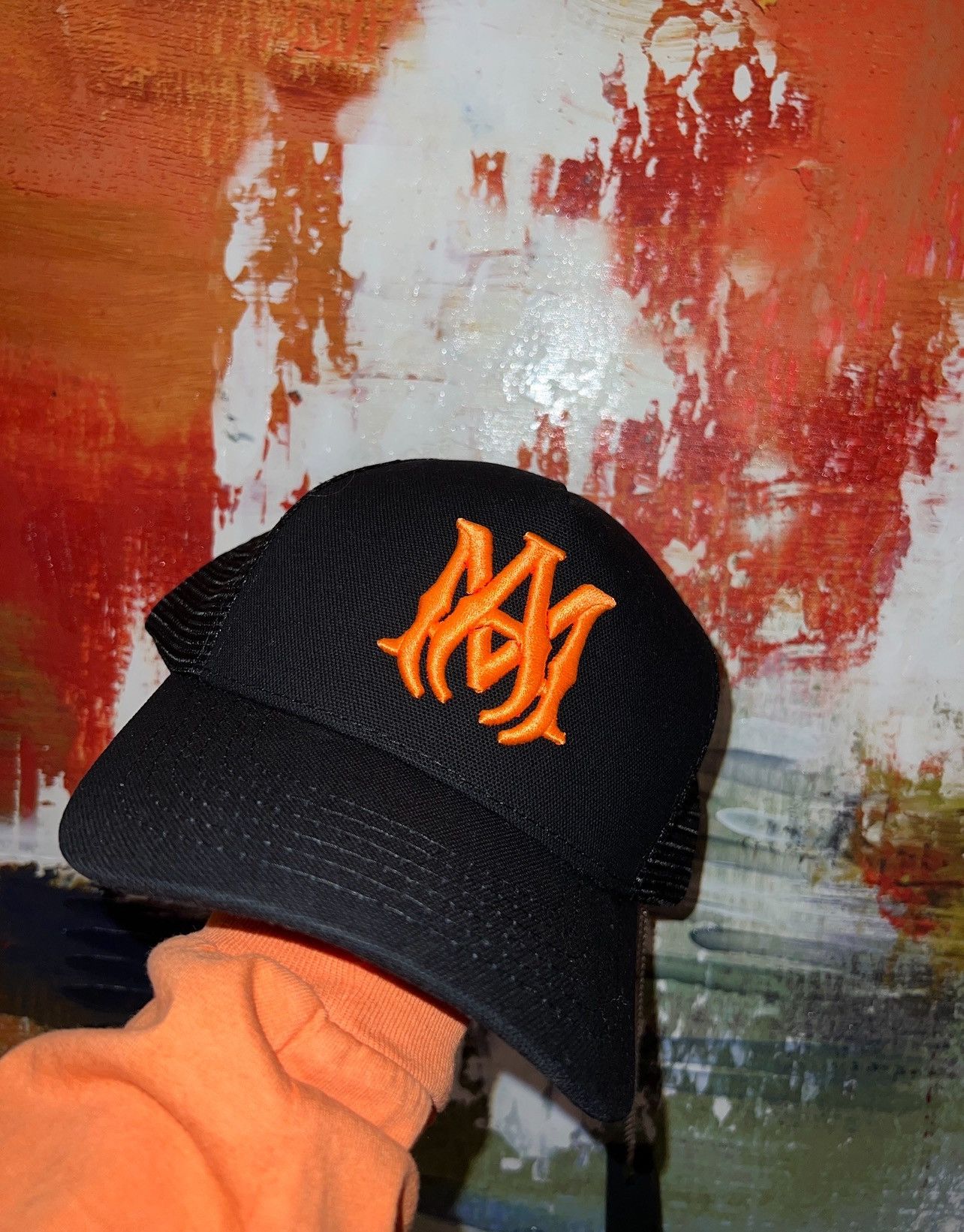 Amiri Amiri MA BAR logo trucker hat Size ONE SIZE - 1 Thumbnail