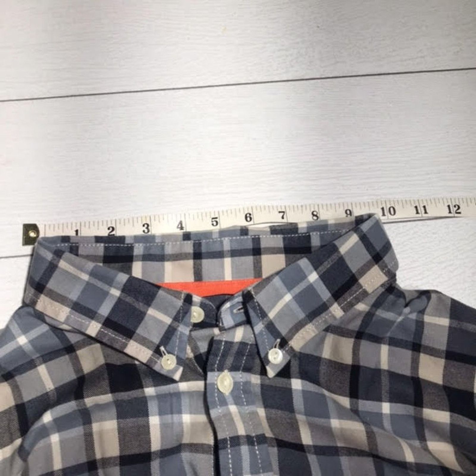 French Connection French Connection Gray Blue Plaid Button Down Shirt XXL Size US XXL / EU 58 / 5 - 8 Thumbnail