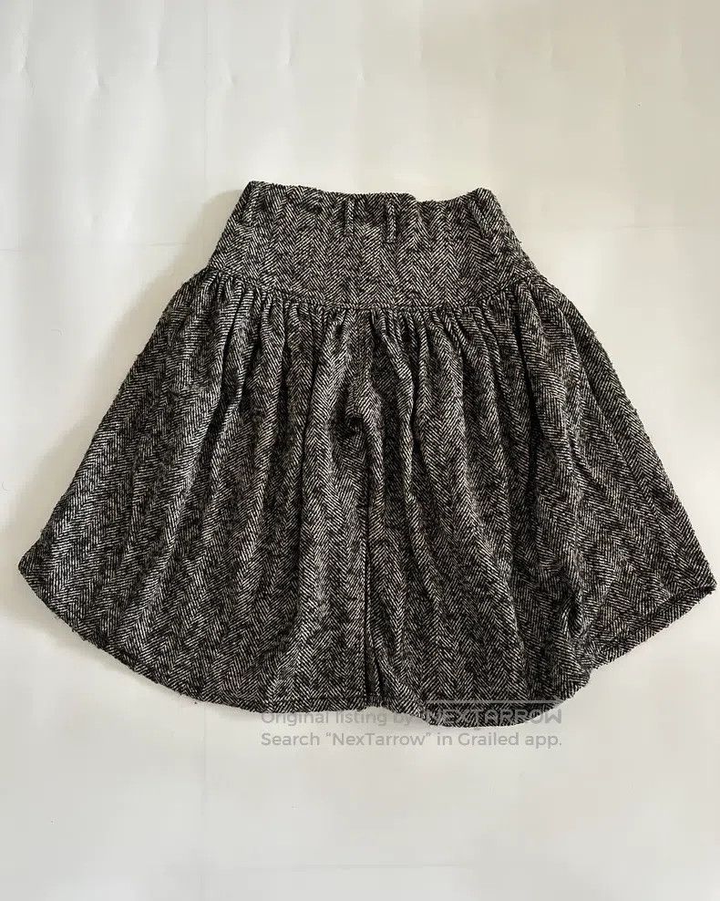 Kapital Kapital Black and gray wool blend low-waisted skirt pants Size 42" / US 20 - 5 Thumbnail