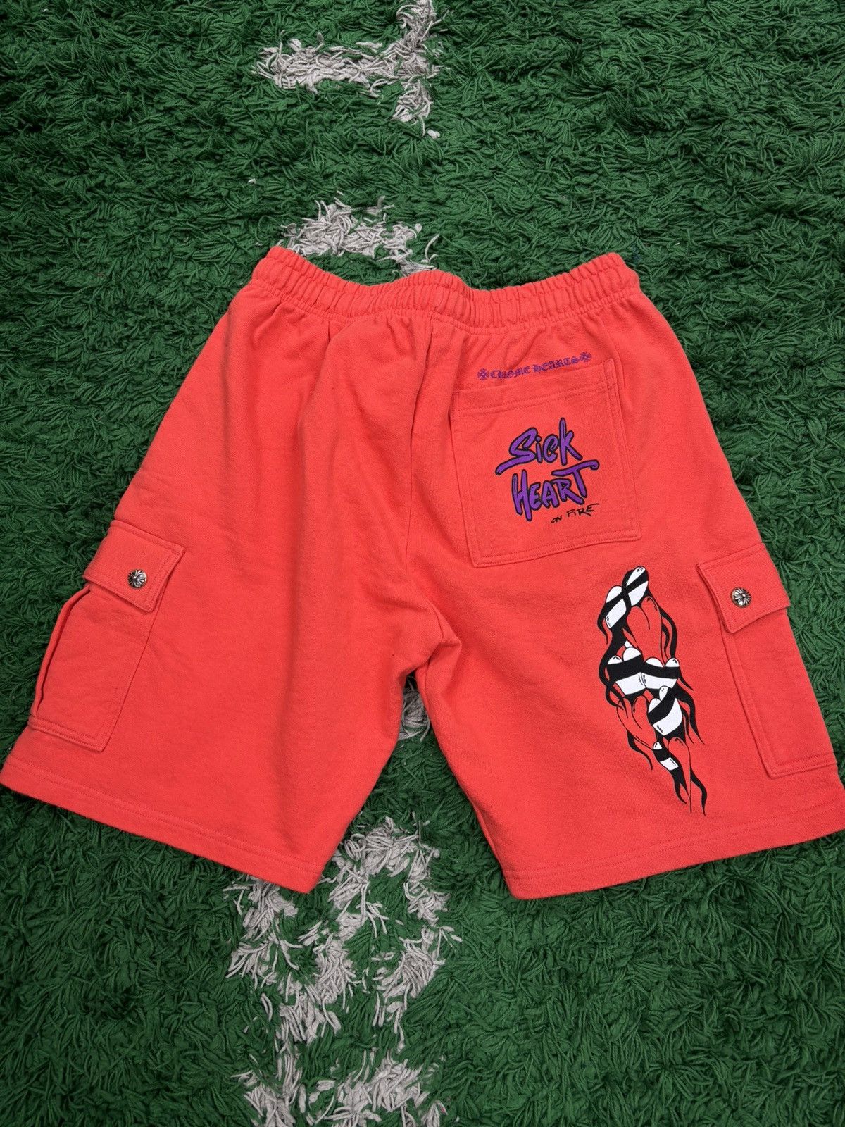 Chrome Hearts Chrome hearts red sadistic shorts X-Large Size US 38 / EU 54 - 2 Thumbnail