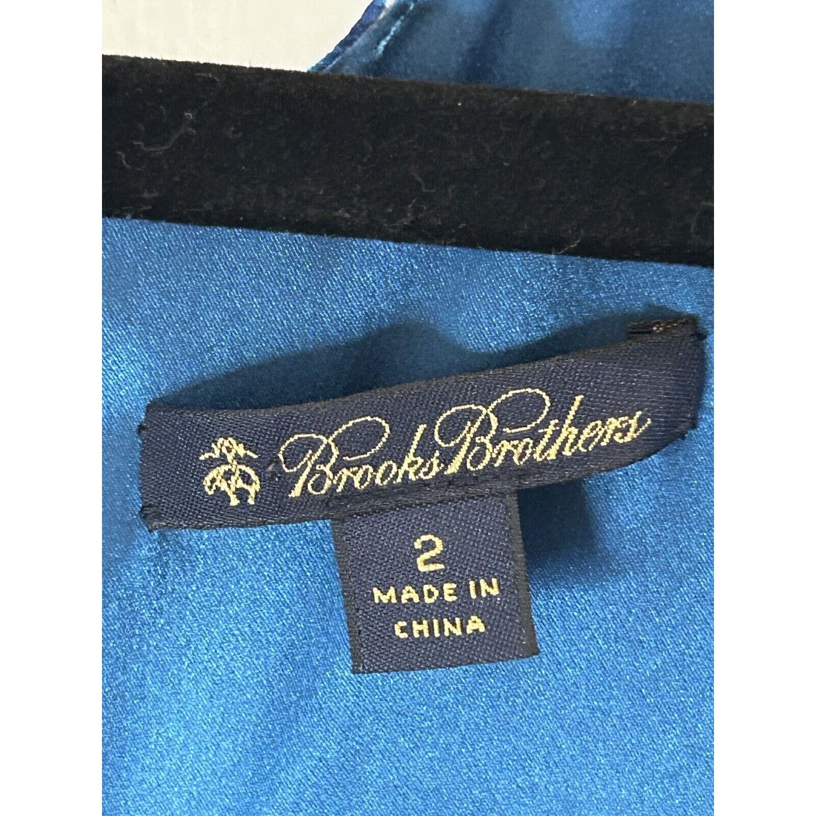 Brooks Brothers Brooks Brothers Sleevles Silk Dress Size 2 Blue,black,white Size XS / US 0-2 / IT 36-38 - 7 Thumbnail