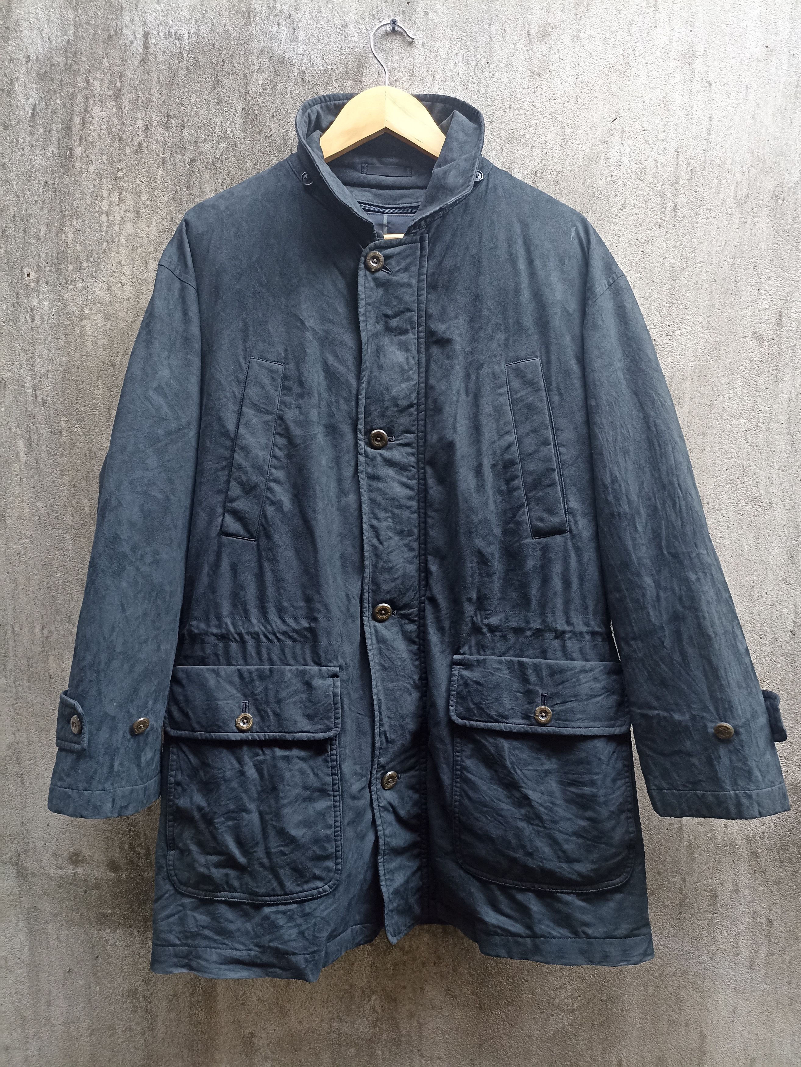 Burberry Vintage Burberrys jacket suede Size US L / EU 52-54 / 3 - 3 Thumbnail