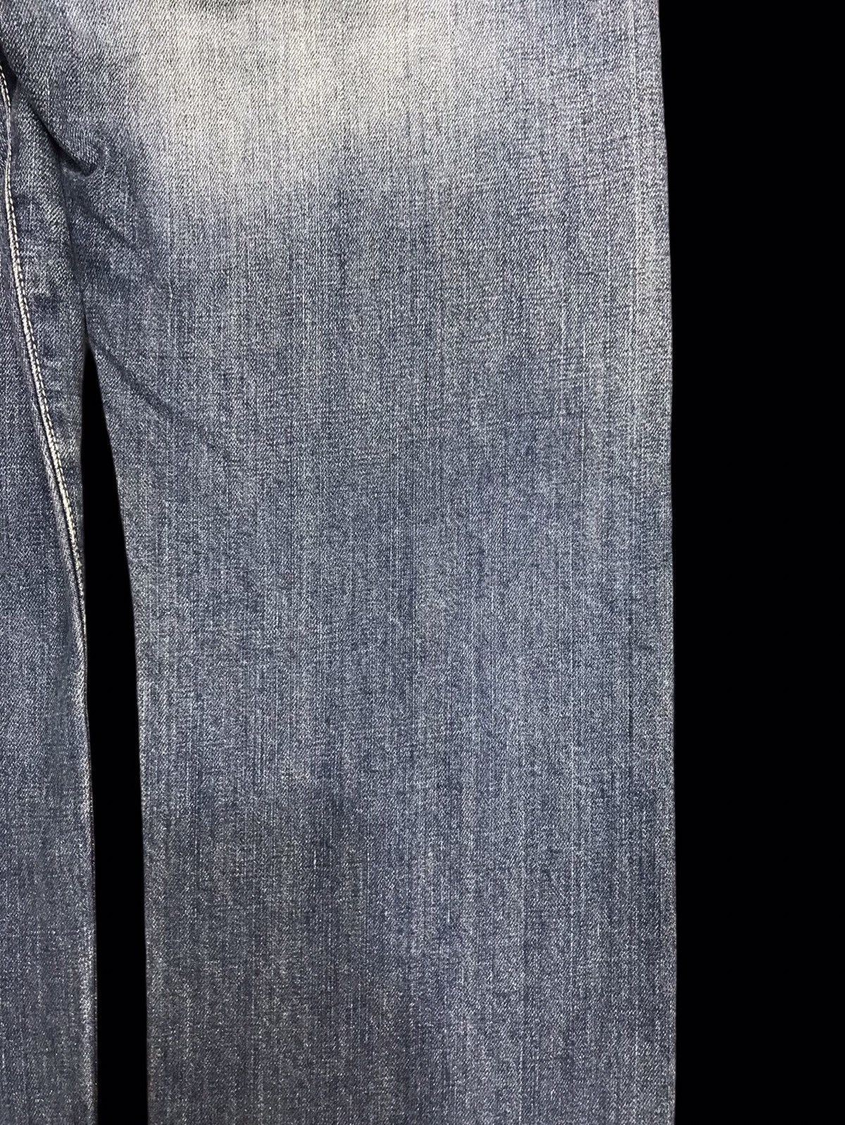 Edwin 💥WIDE💥VINTAGE EDWIN 505X SELVEDGE MINIMAL FADES DENIM F396 Size US 31 - 14 Thumbnail