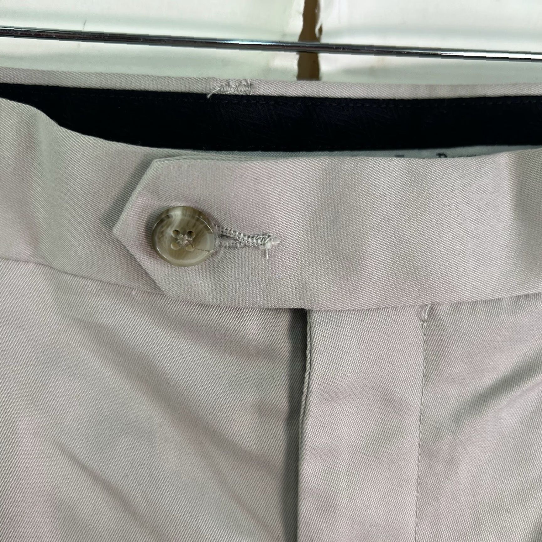 Perry Ellis Perry Ellis Portfolio FILIO-Flex Pleated Pants Mens Size 38/30 Straw Cuffed NWT Dress Pants Regular Be​ige Solid Size US 38 / EU 54 - 6 Thumbnail