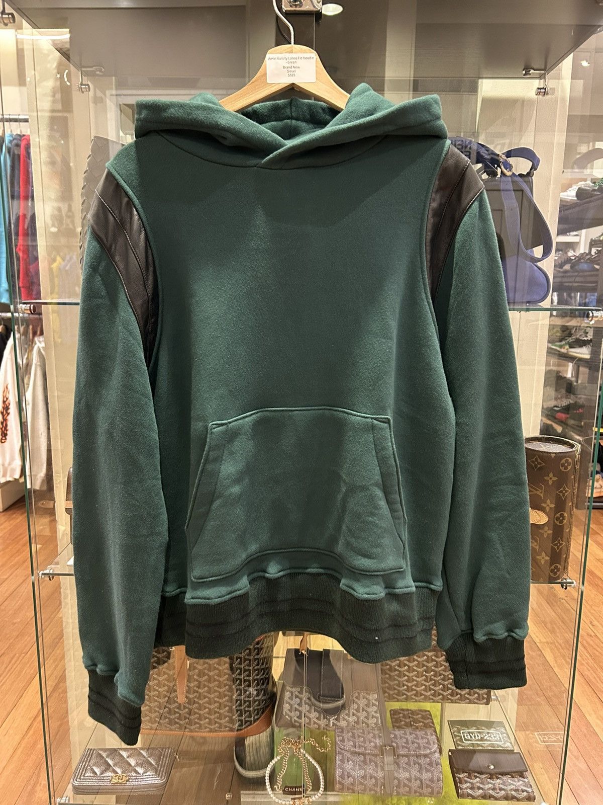 Amiri Amiri Loose Fit Hoodie - Green Size US S / EU 44-46 / 1 - 1 Thumbnail