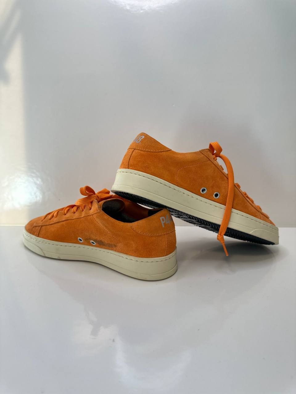 P448 P448 Jack Suede Orange Low Top Sneakers & Trainers US 6.5 Size US 6.5 / IT 36.5 - 8 Thumbnail