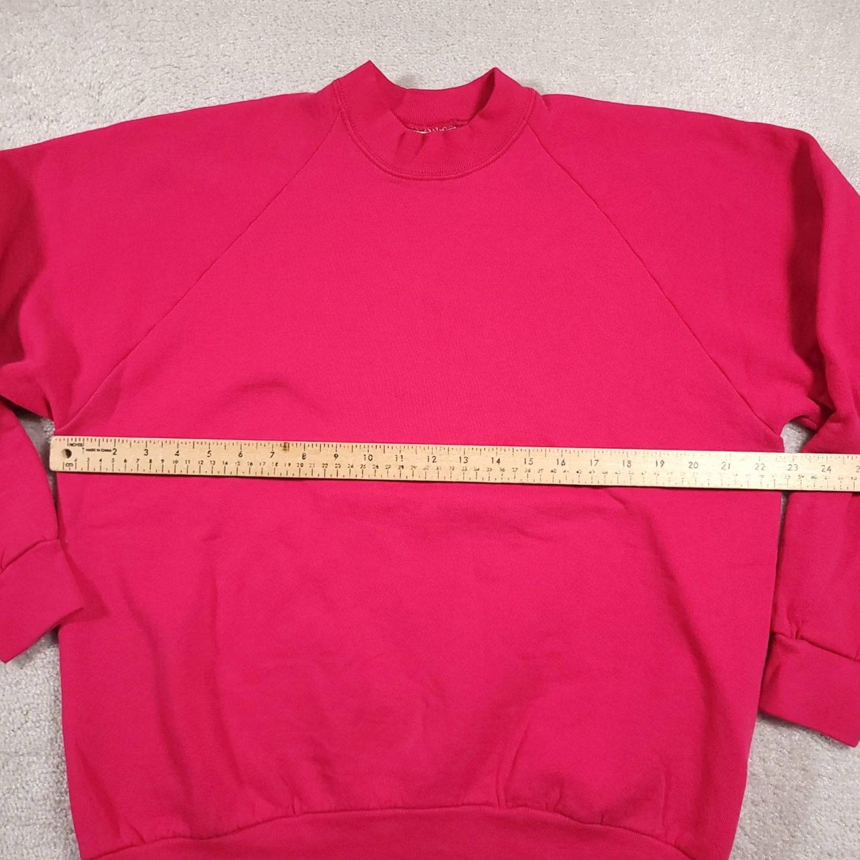 Fruit Of The Loom VINTAGE Fruit of the Loom Sweatshirt Mens XL Pink Crewneck Pullover Fleece 90s USA Size US XL / EU 56 / 4 - 7 Thumbnail