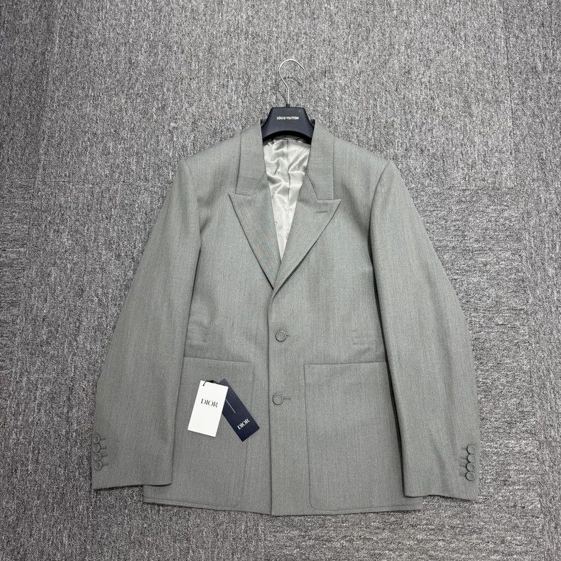 Dior Dior Gray wool suit 2502-Nextarrow Size 46R - 3 Thumbnail