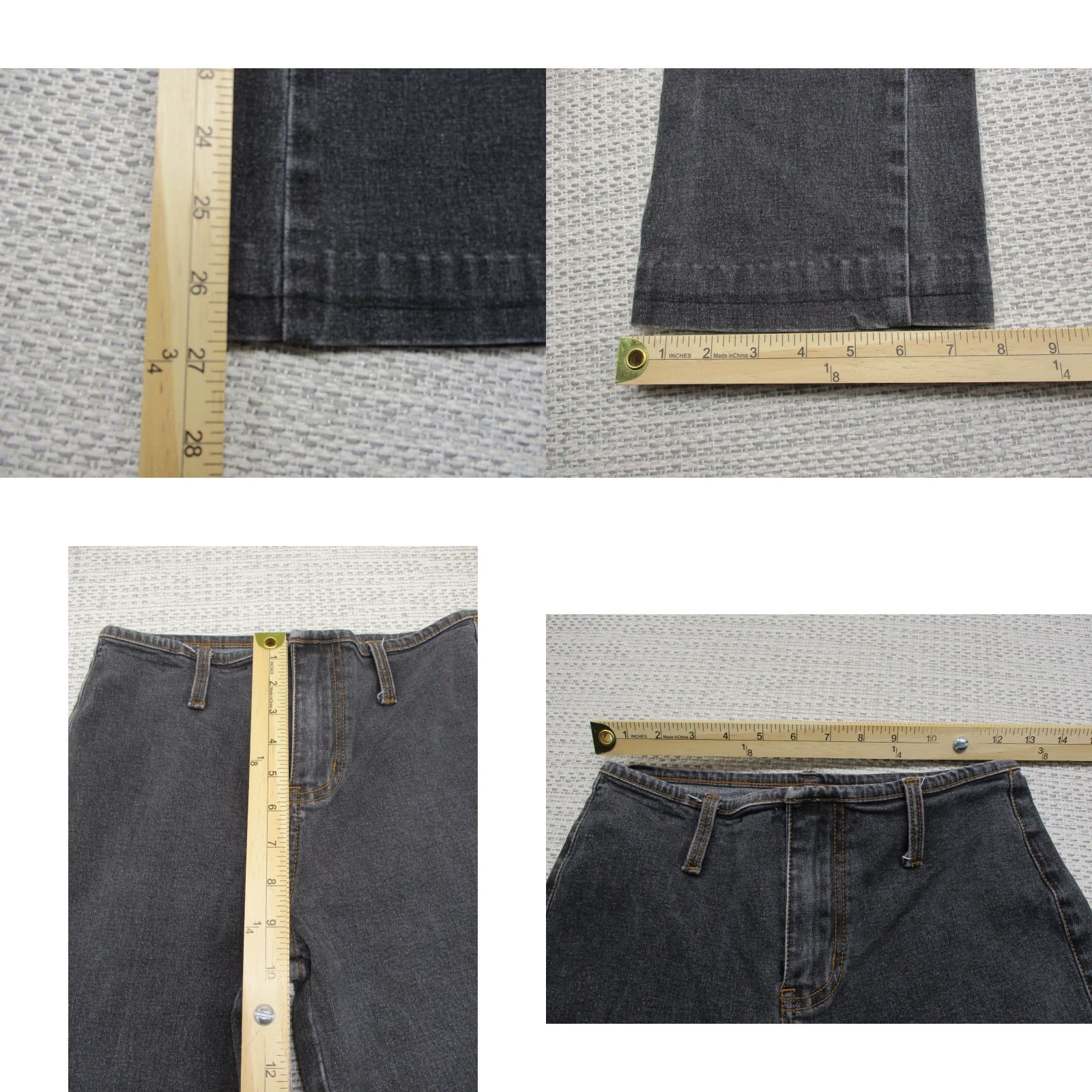 Vintage VINTAGE Thalia Sodi Jeans 6 Womens Denim Pants Stretch No Pockets Regular 27in Inseam Black 80s 90s Grunge Retro Logo USA Women Size 28" / US 6 / IT 42 - 8 Thumbnail