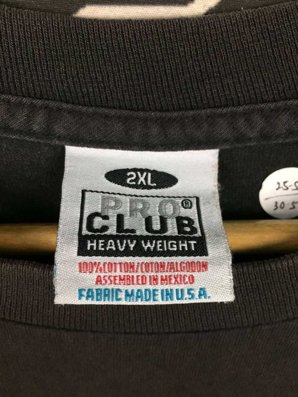 Rap Tees Vtg Pro Club Heavyweight Faded Black Plain Casual Tee Size US XXL / EU 58 / 5 - 8 Thumbnail