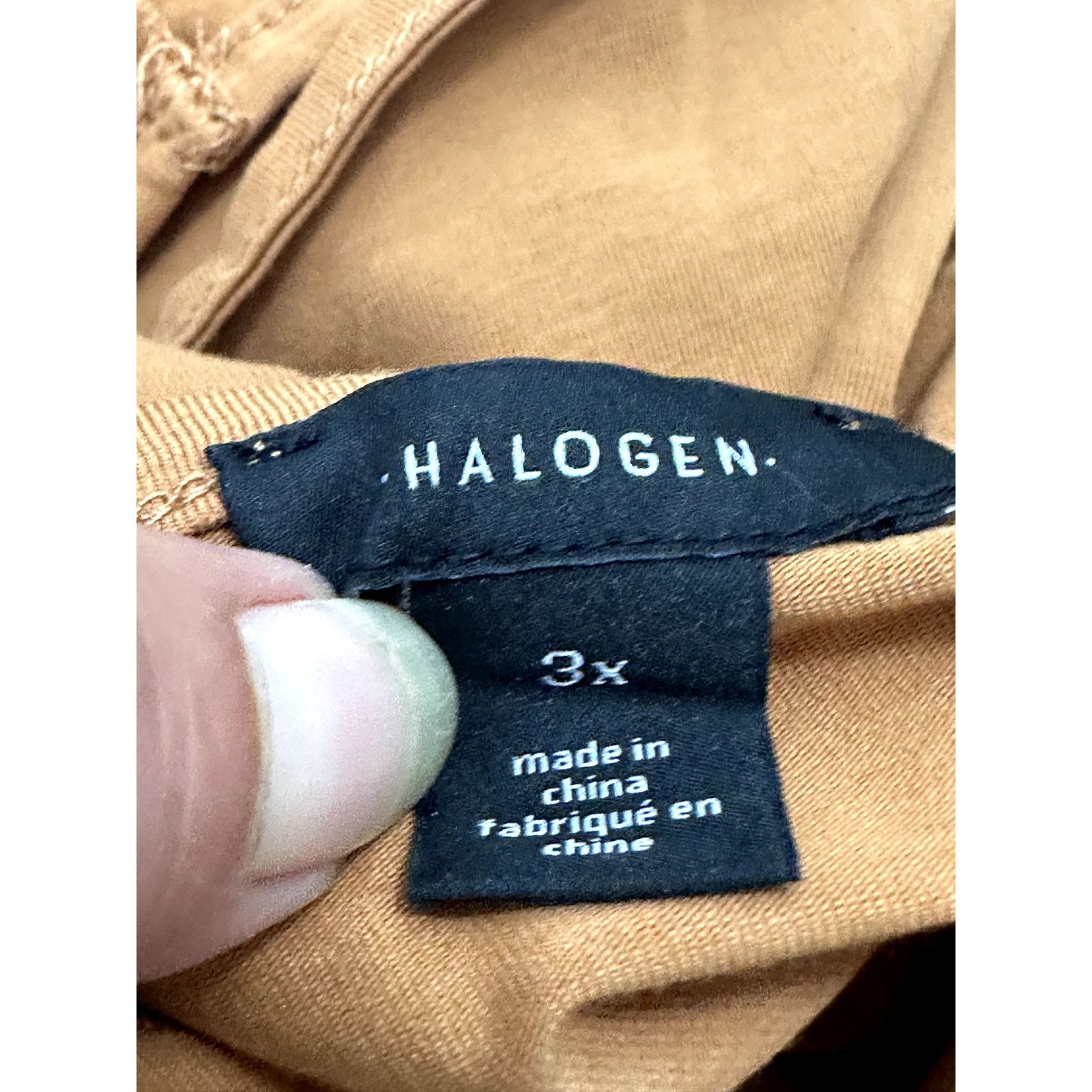 Other Halogen Camisole TankTop Adjustable Strap Latte Brown 3X NWT Size 3XL / US 20-22 - 9 Thumbnail