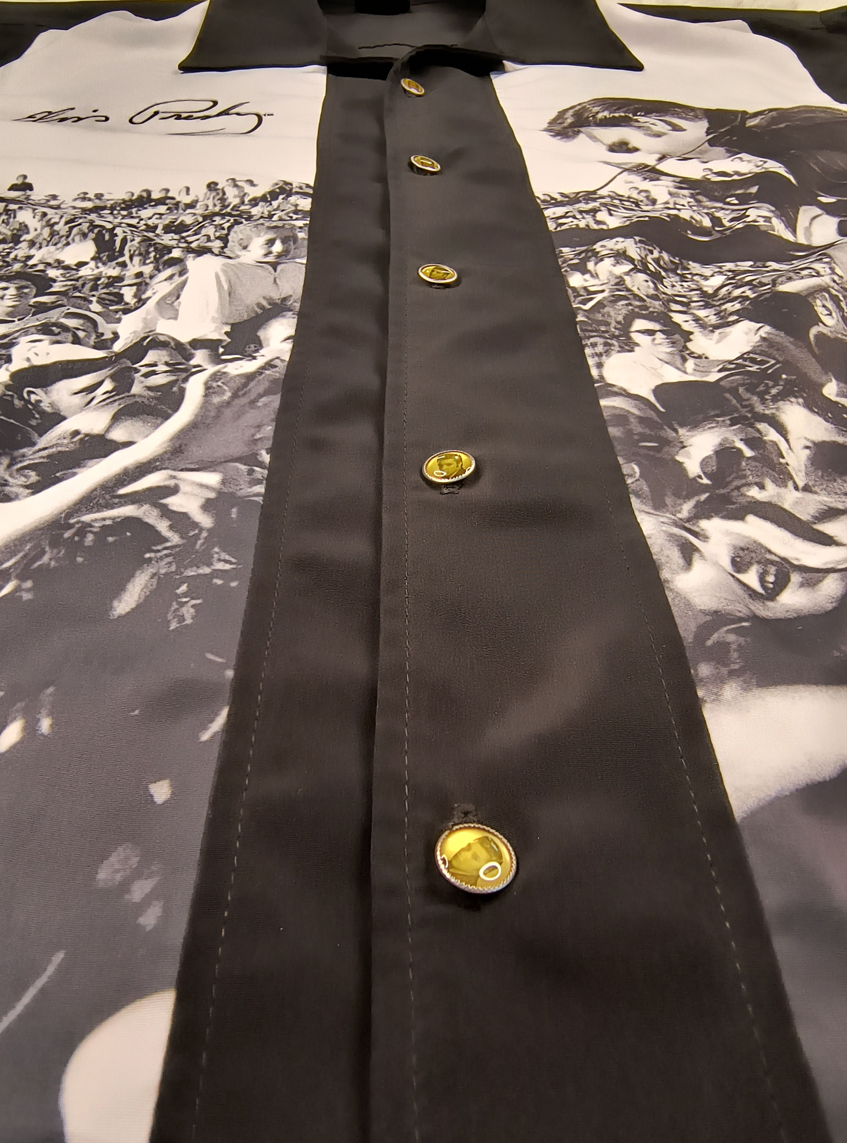 Vintage DSWT Vintage Elvis Presley 90s button up shirt Size US XXL / EU 58 / 5 - 6 Thumbnail