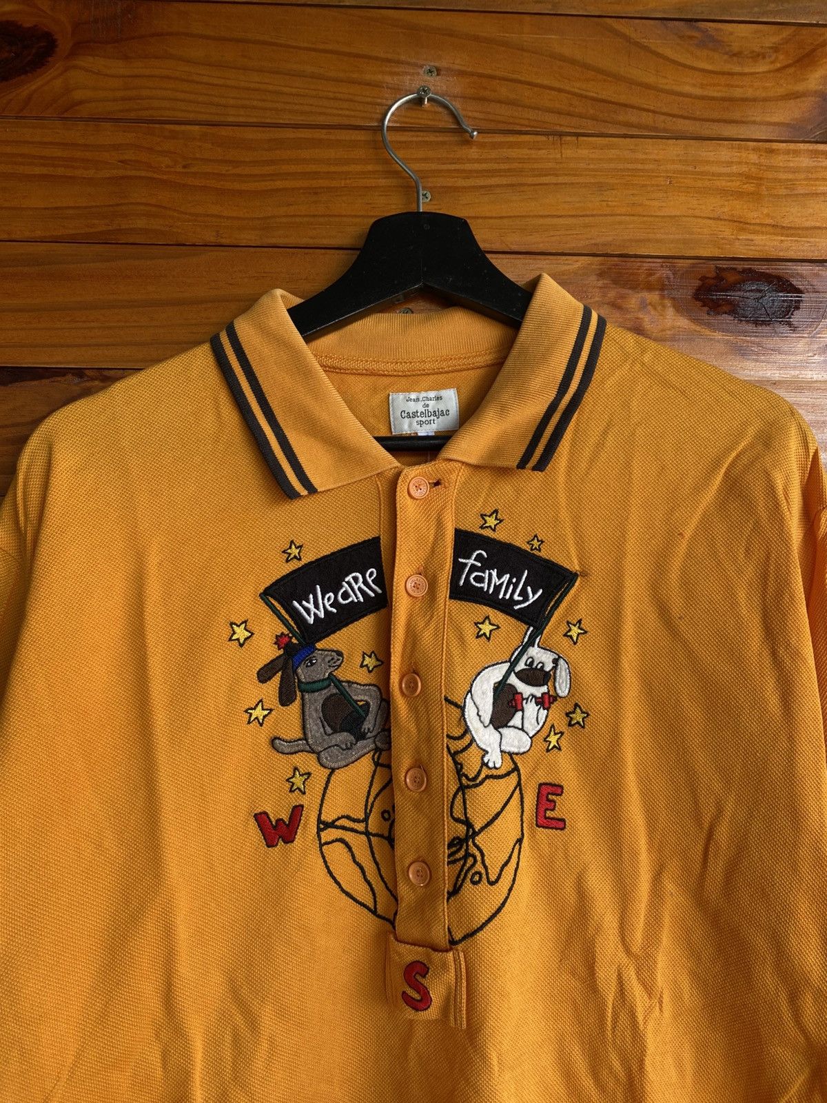 Jean Charles De Castelbajac Jean-Charles de Castelbajac Sport Embroidered Polo Shirt Size US L / EU 52-54 / 3 - 6 Thumbnail