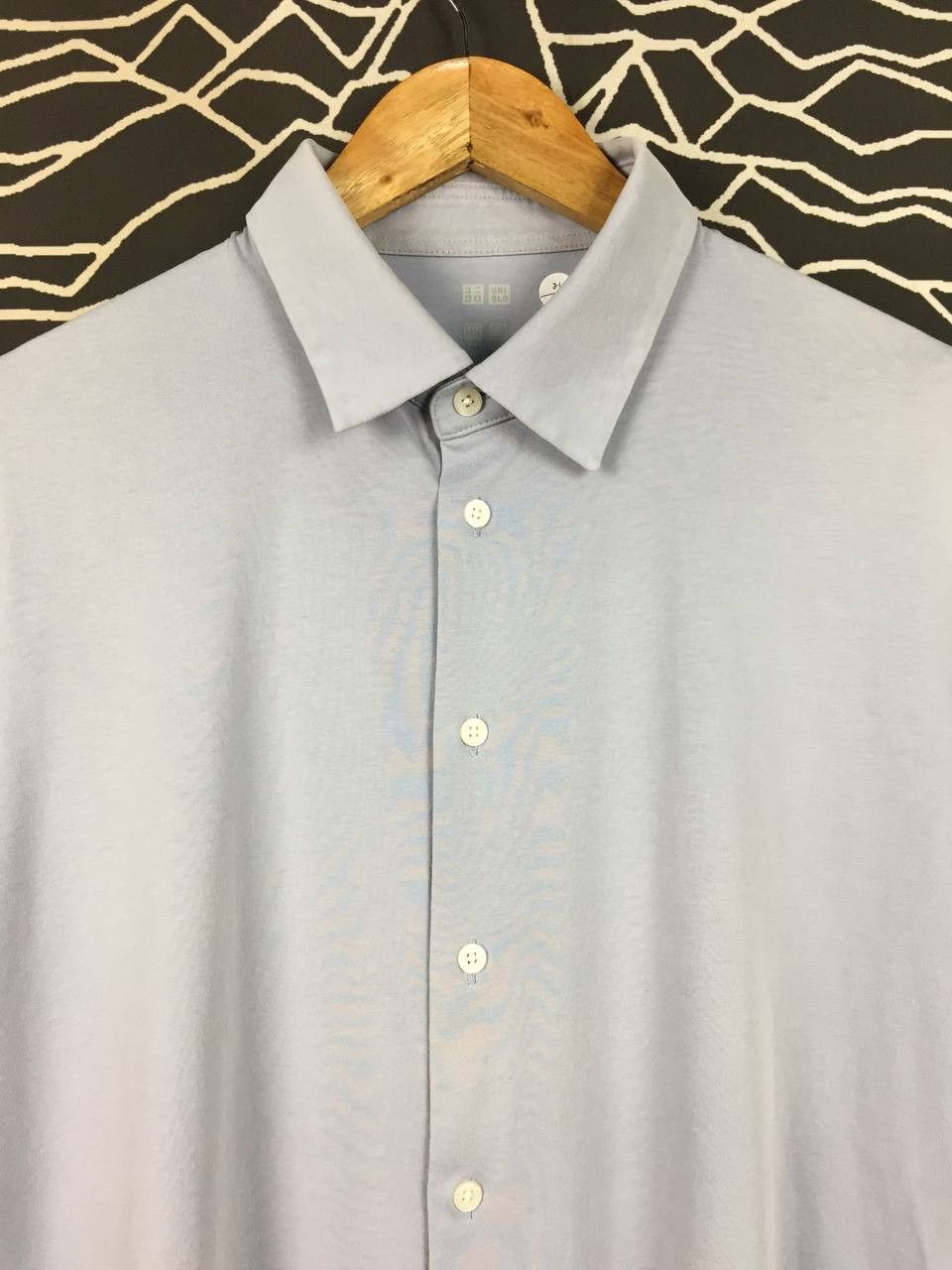 Uniqlo Uniqlo AIRism Cotton Full Open Short Sleeve Polo Shirts Size US L / EU 52-54 / 3 - 3 Thumbnail