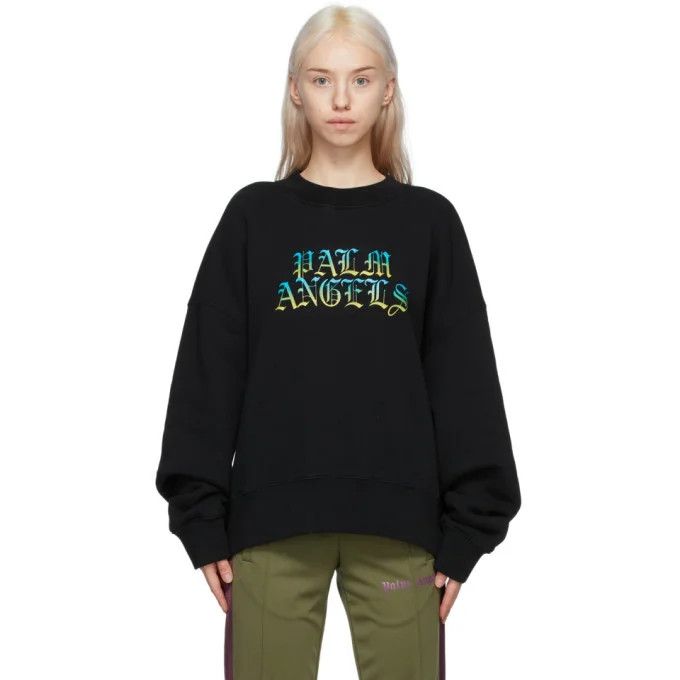 Black Hue Gothic Logo Sweatshirt
