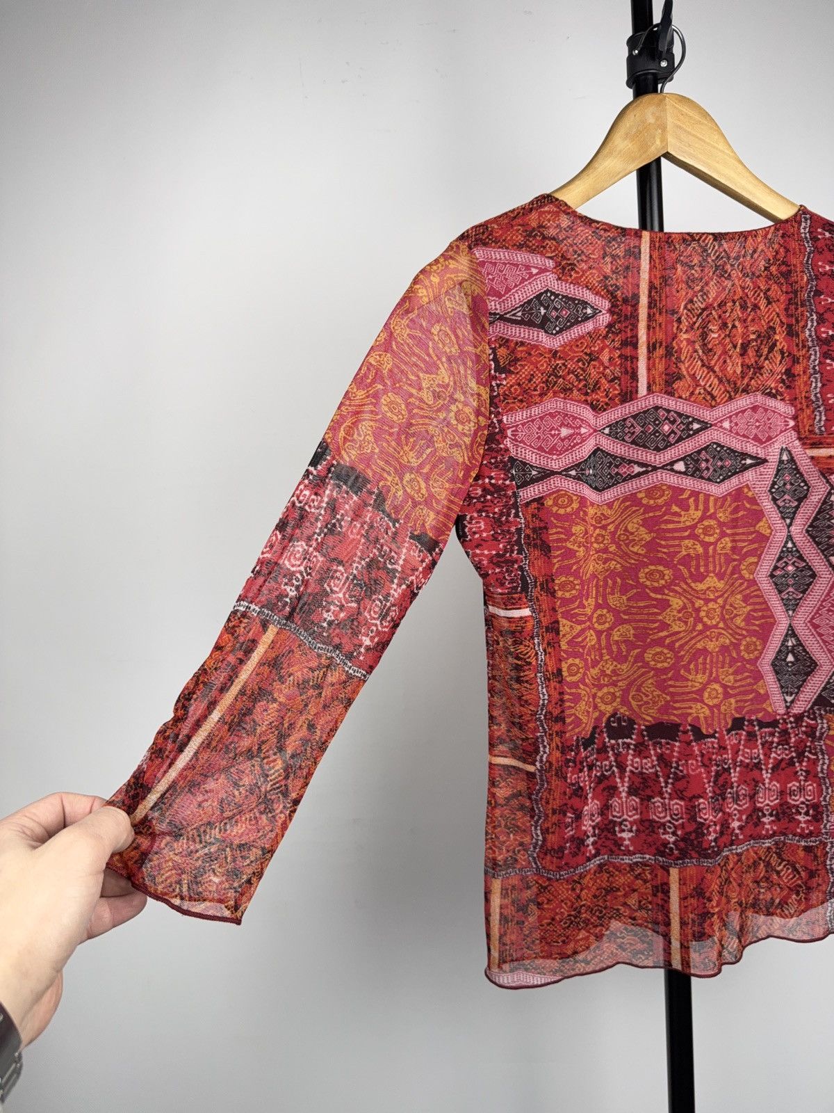 Japanese Brand Avant-Garde Japanese 00s Mesh Top Jean Paul Gaultier Style Size S / US 4 / IT 40 - 7 Thumbnail
