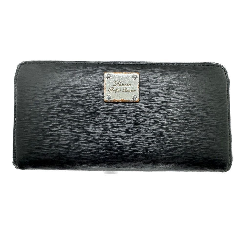 Lauren Ralph Lauren Vintage Ralph Lauren Sloan Street Zip Black Leather Wallet Size ONE SIZE - 1 Thumbnail