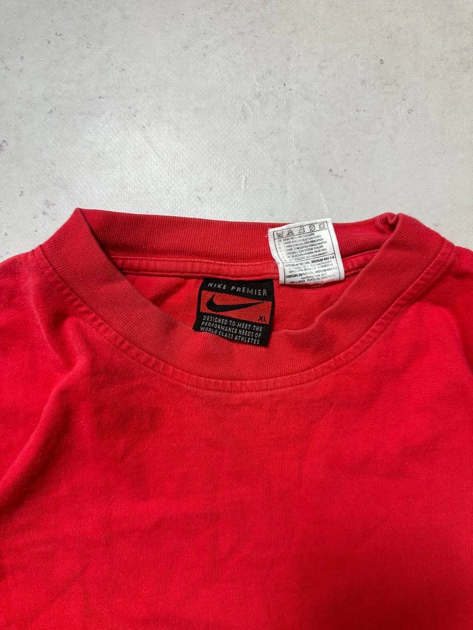 Nike × Vintage Vintage Nike Premier Big Swoosh Boxy T-shirt Y2K XL Size US XL / EU 56 / 4 - 5 Thumbnail