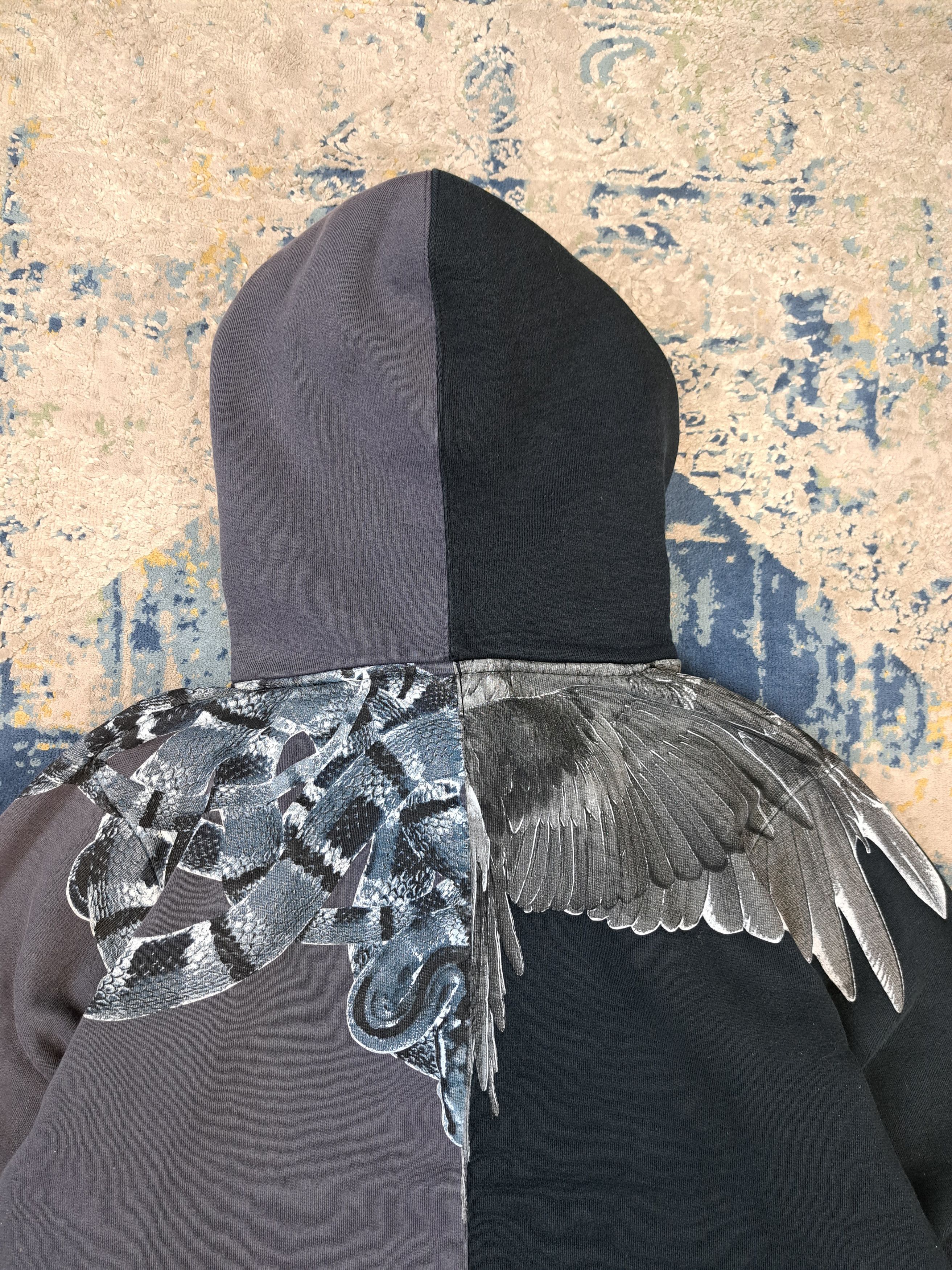 Marcelo Burlon Marcelo Burlon Big Print Symmetrical Hoodie Designer Size US XS / EU 42 / 0 - 4 Thumbnail