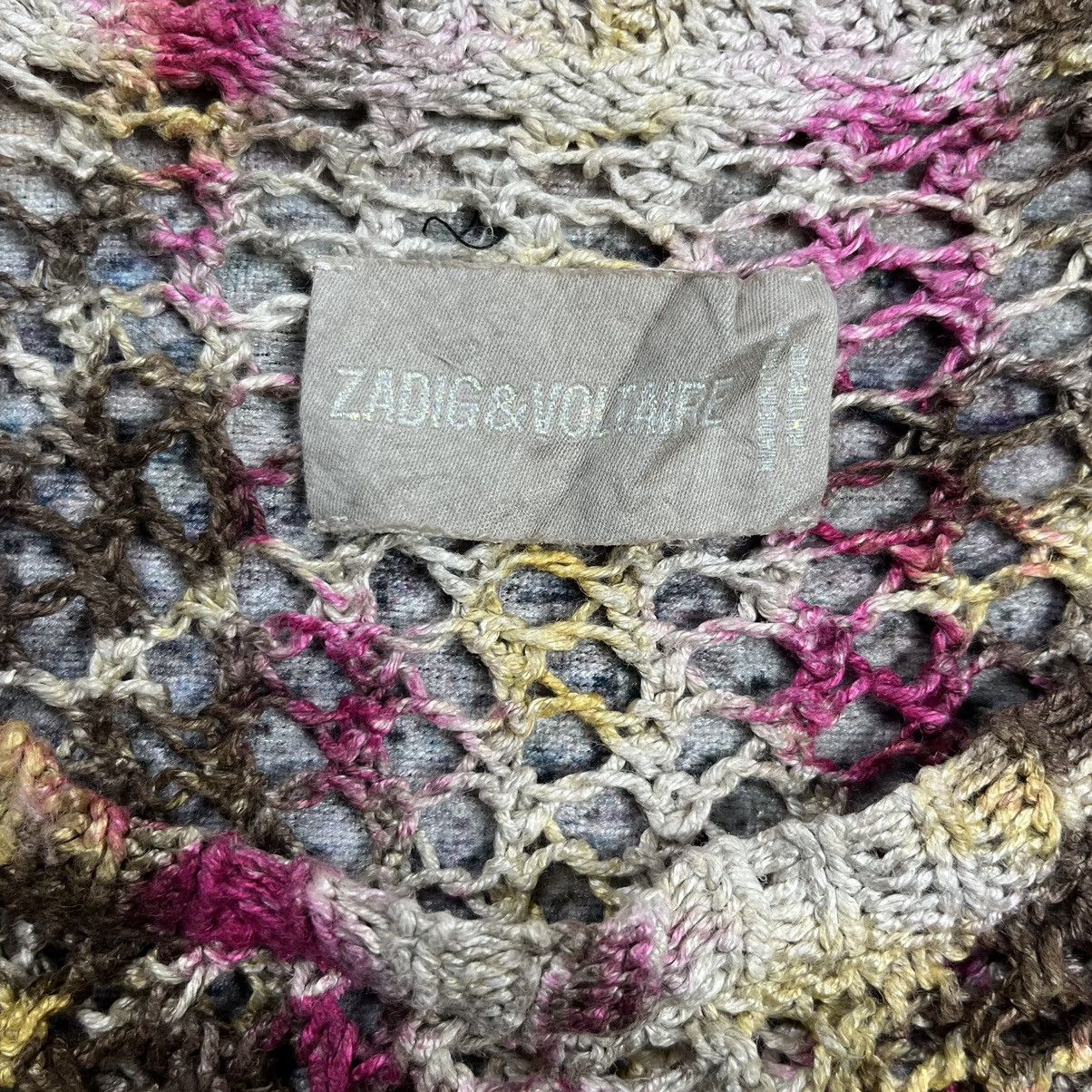 Zadig & Voltaire Y2k Zadig & Voltaire tye dye multicolor open knit Size M / US 6-8 / IT 42-44 - 7 Thumbnail