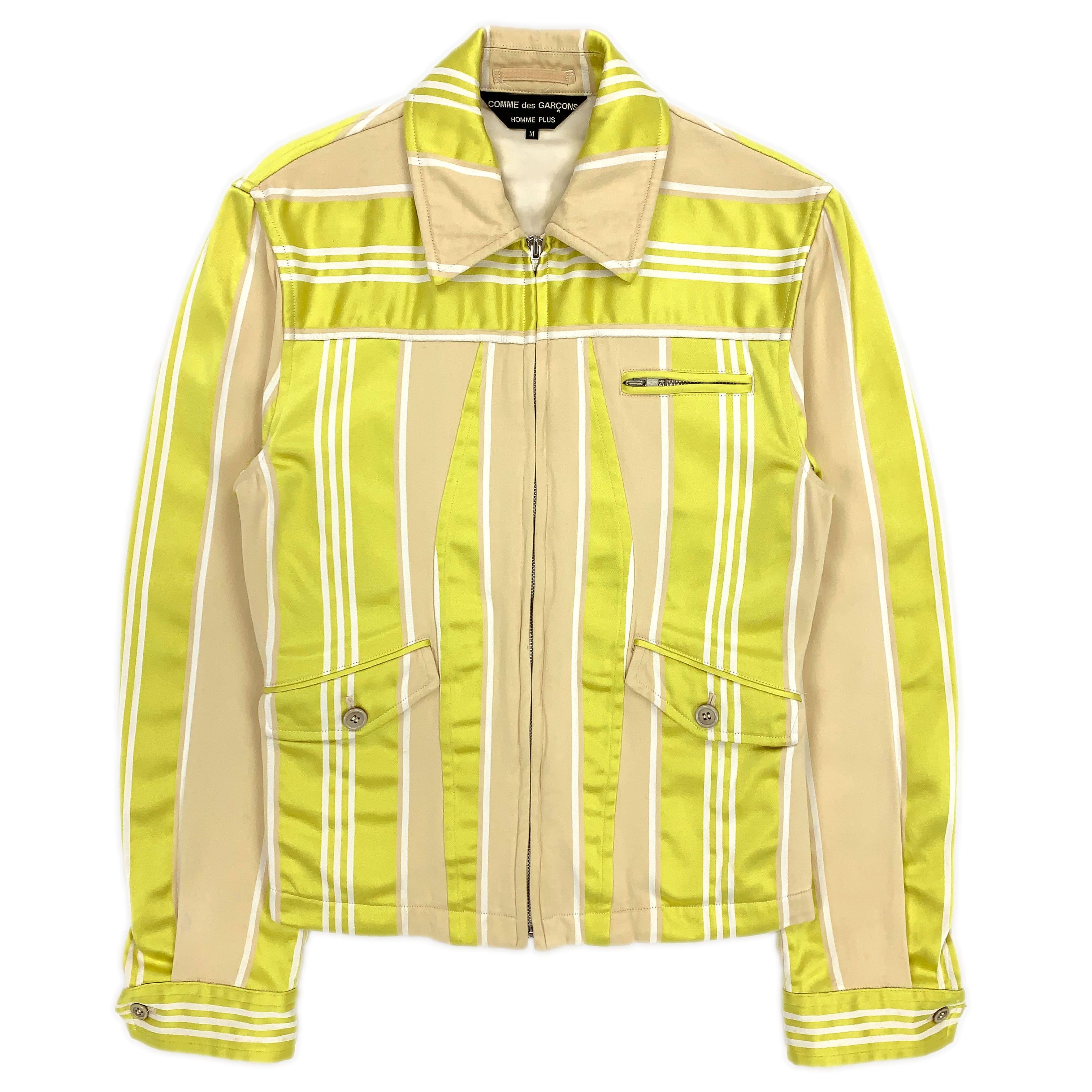 SS00 Shiny Striped Cotton Jacket