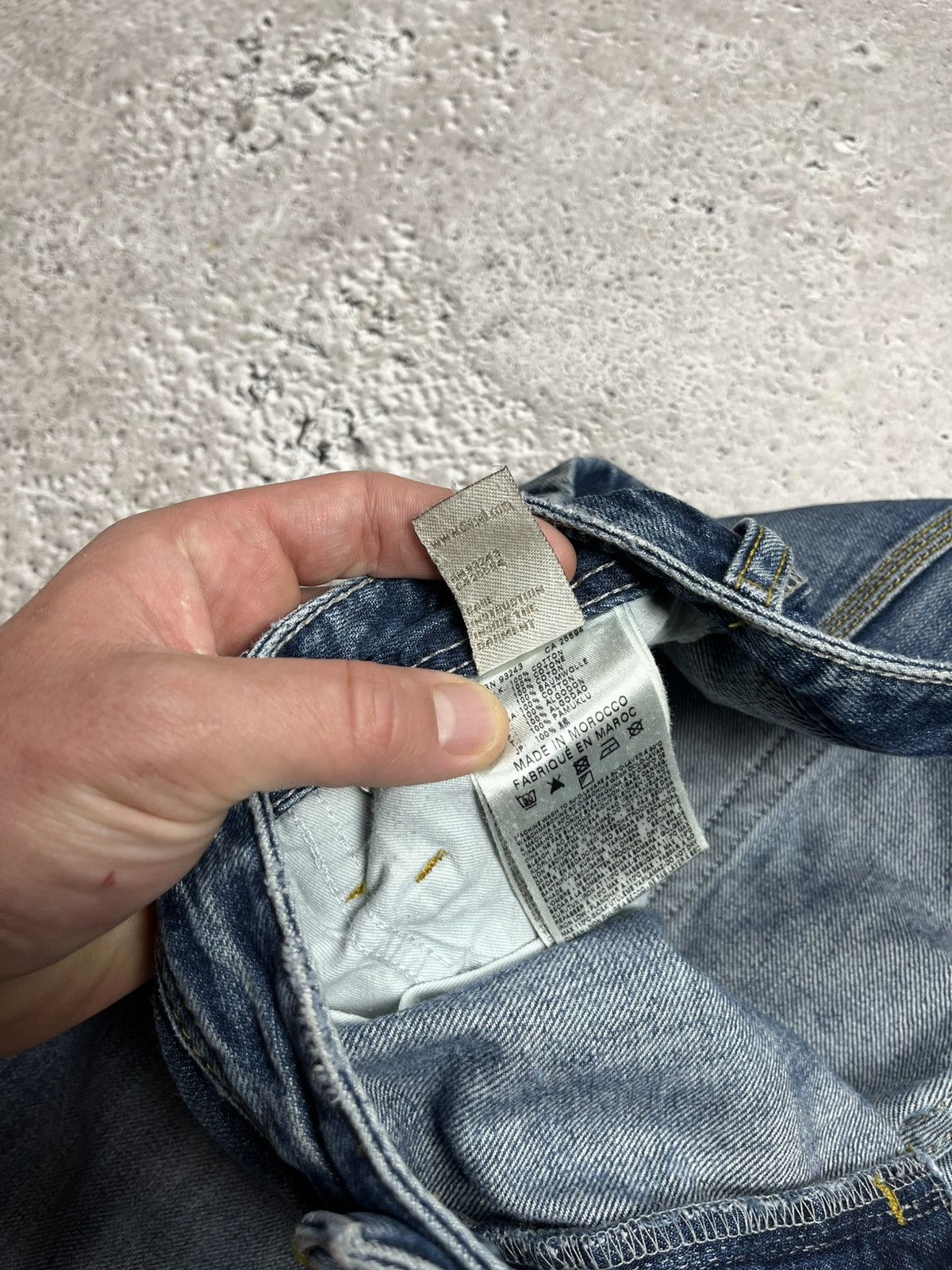 Diesel Diesel Krooley Distressed Faded Blue Denim Jeans Size 32 Size US 32 / EU 48 - 11 Thumbnail