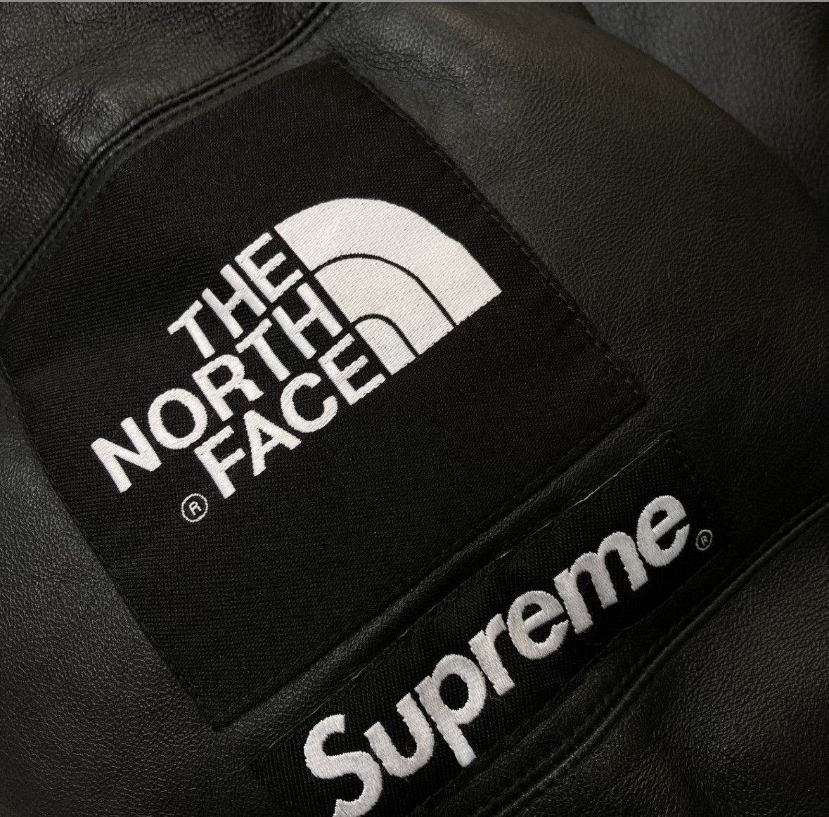 Supreme × The North Face Supreme x The North Face - Leather Nuptse Jacket Size US XL / EU 56 / 4 - 11 Thumbnail