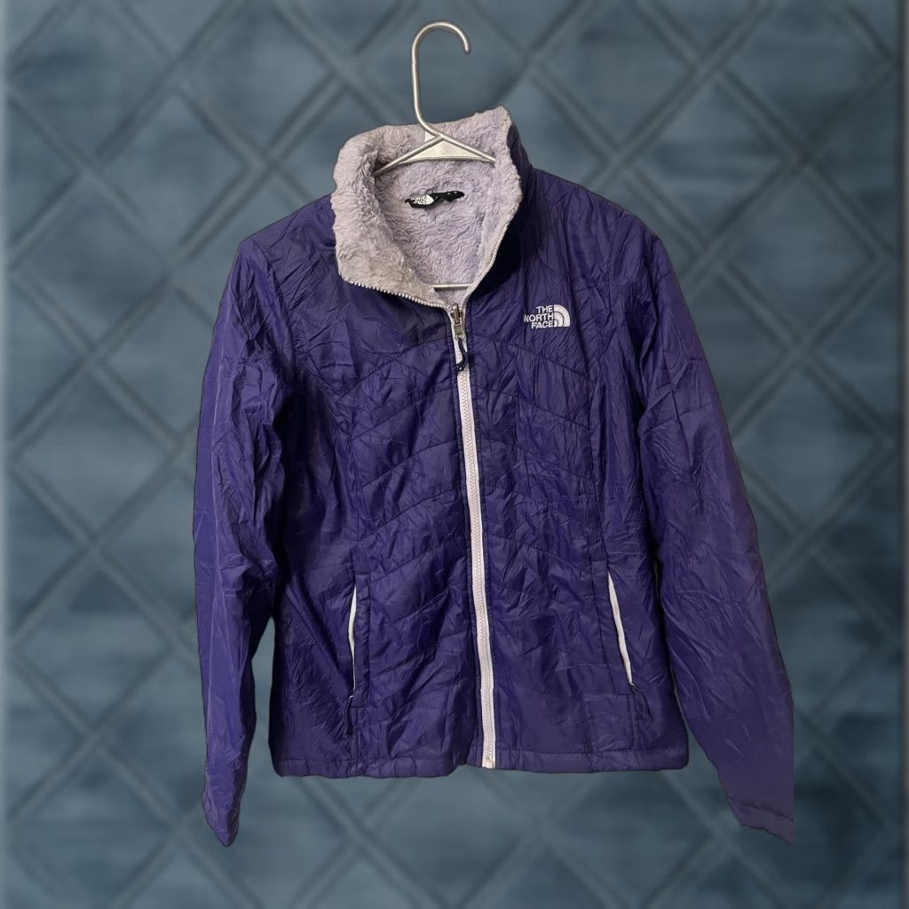 The North Face The North Face Women's Puffer Jacket XS Regular Purple Full Zip Sherpa Lined Size XS / US 0-2 / IT 36-38 - 1 Thumbnail