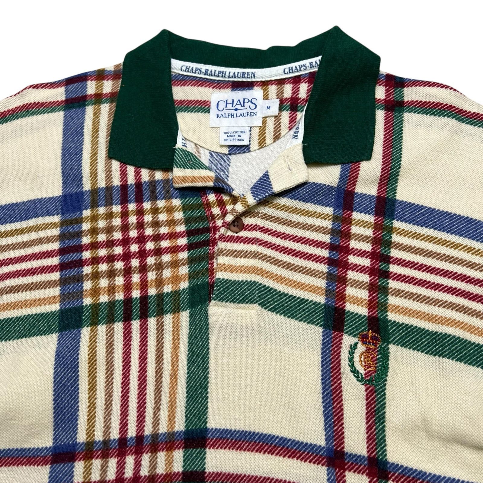 Polo Ralph Lauren Vintage Chaps Ralph Lauren Polo Shirt Men’s M Plaid Y2K Size US M / EU 48-50 / 2 - 2 Thumbnail