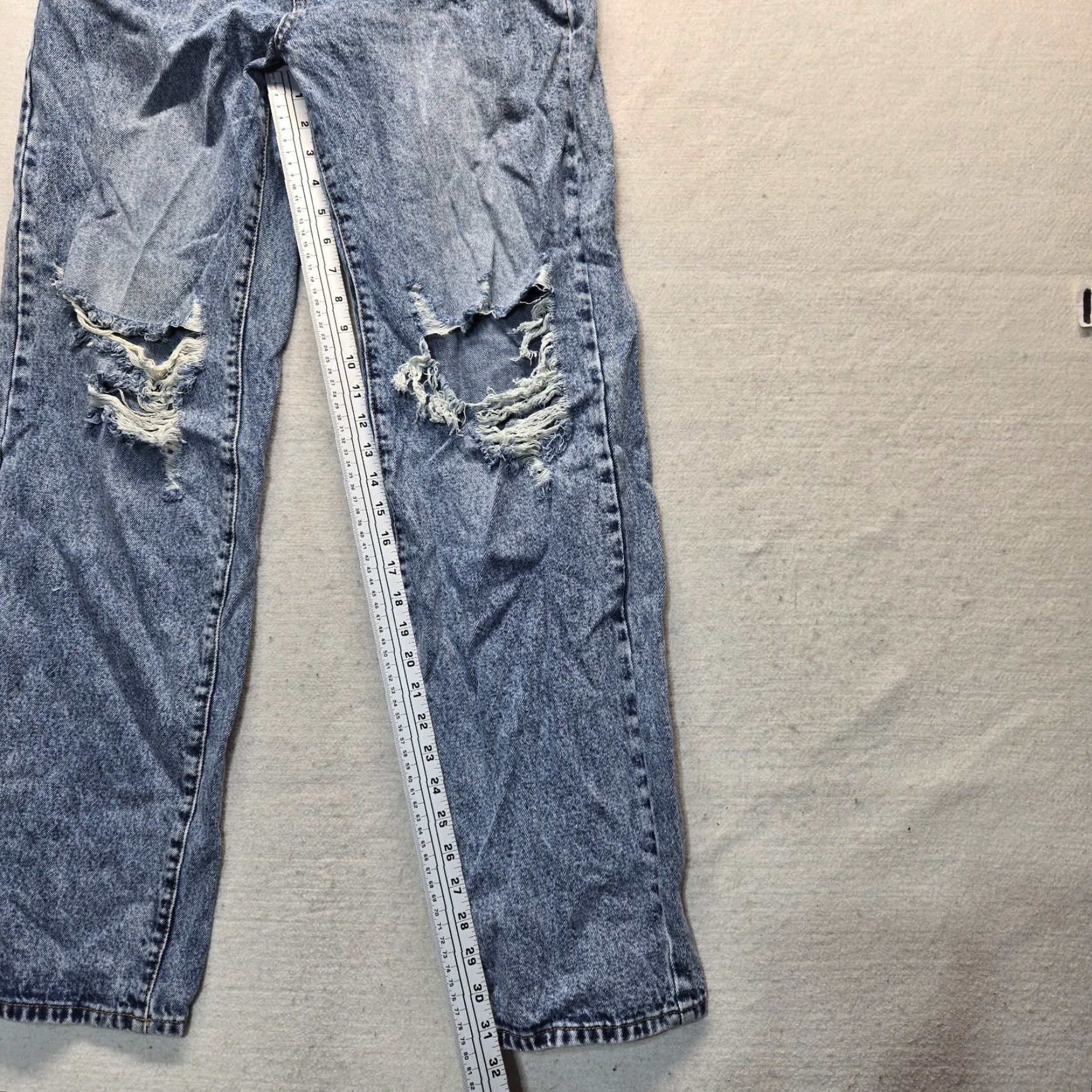 Shein Shein Jeans Blue Denim Pants 5 Pocket Cotton Adult Women's Size L Large Size 36" / US 14 / IT 50 - 7 Thumbnail
