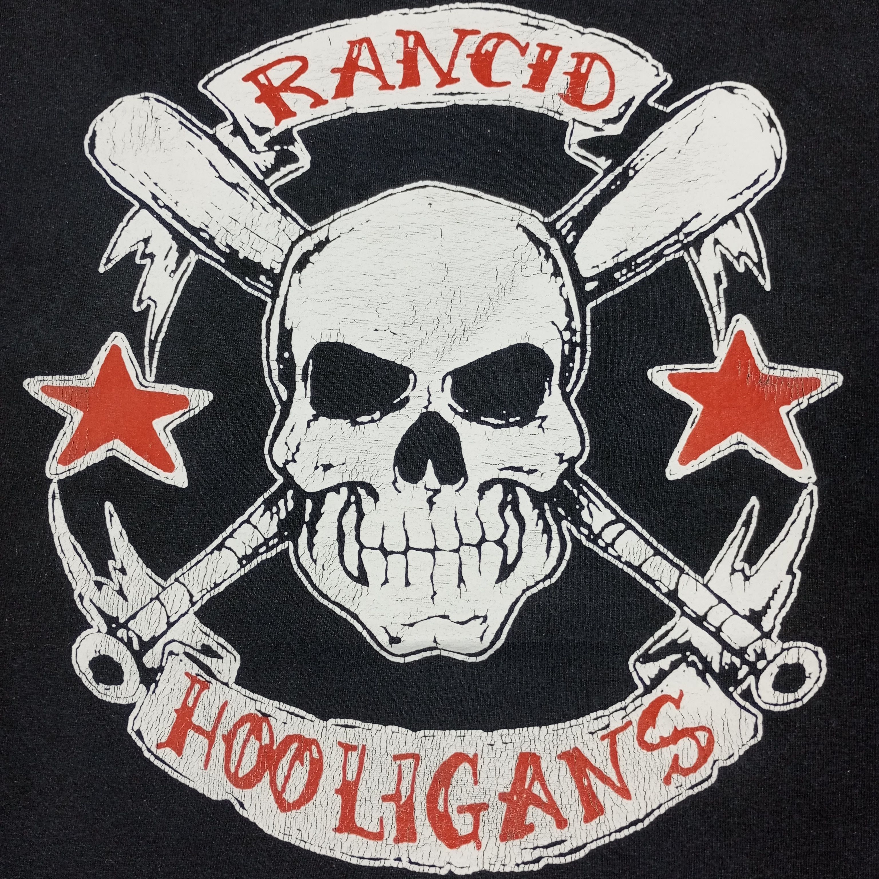 Band Tees × Vintage Rancid Hooligans Rock Band Punk Music Distressed Tshirt Size US L / EU 52-54 / 3 - 2 Thumbnail