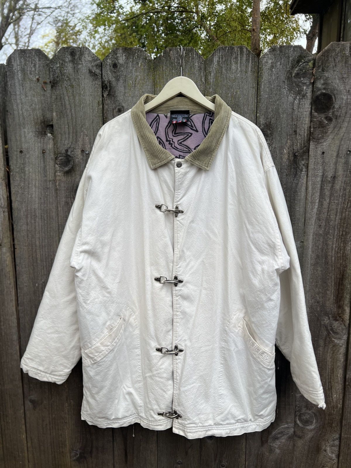Adidas Ultra Rare Adidas 90’s Fireman’s Clasp Jacket Size US L / EU 52-54 / 3 - 1 Thumbnail