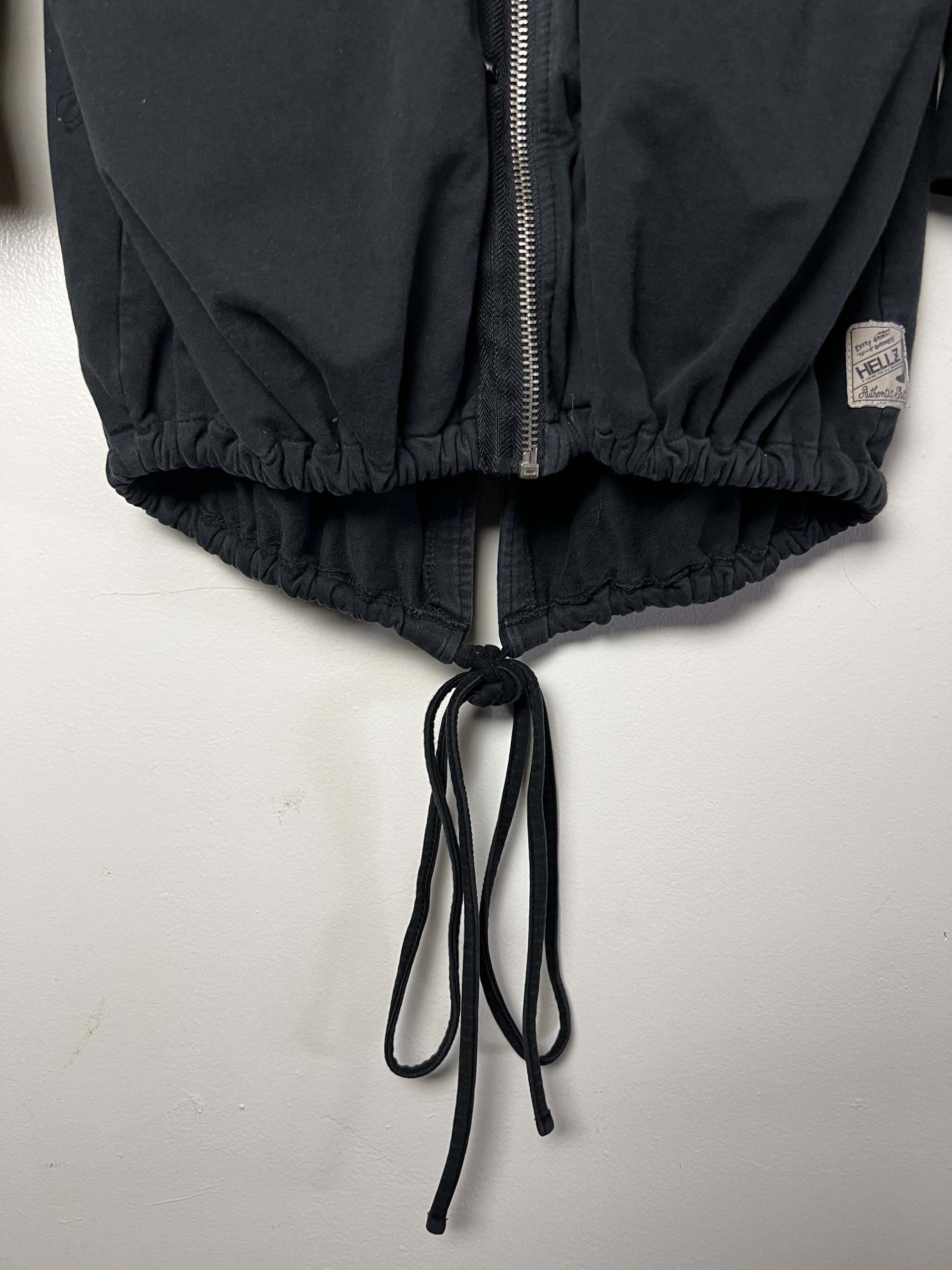 Hells Bells Vintage 2006 Black Hellz Bellz Rockabilly Zip Up Long Hoodie Size L / US 10 / IT 46 - 5 Thumbnail