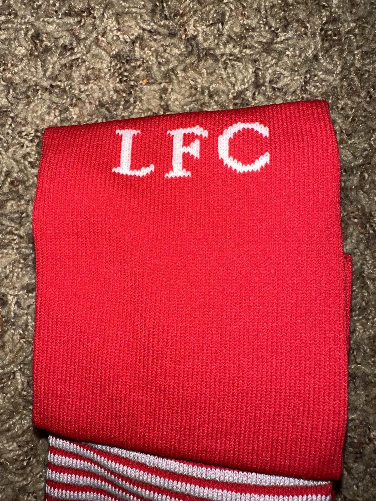 Nike Nike 2023-24 Liverpool Home Strike Knee-High Socks Size ONE SIZE - 7 Thumbnail