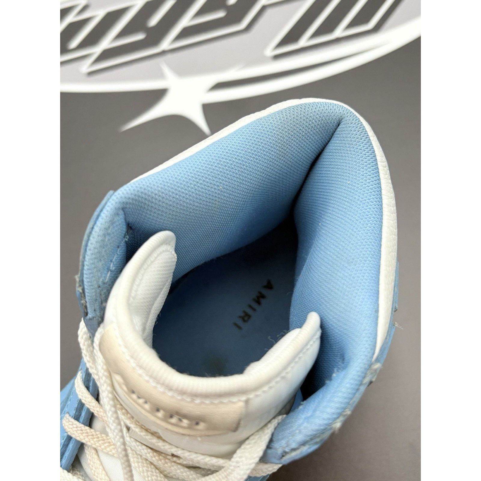 Amiri Amiri Skel High Top ' Powder Blue White ' | GREAT CONDITION! Size US 11 / EU 44 - 6 Thumbnail
