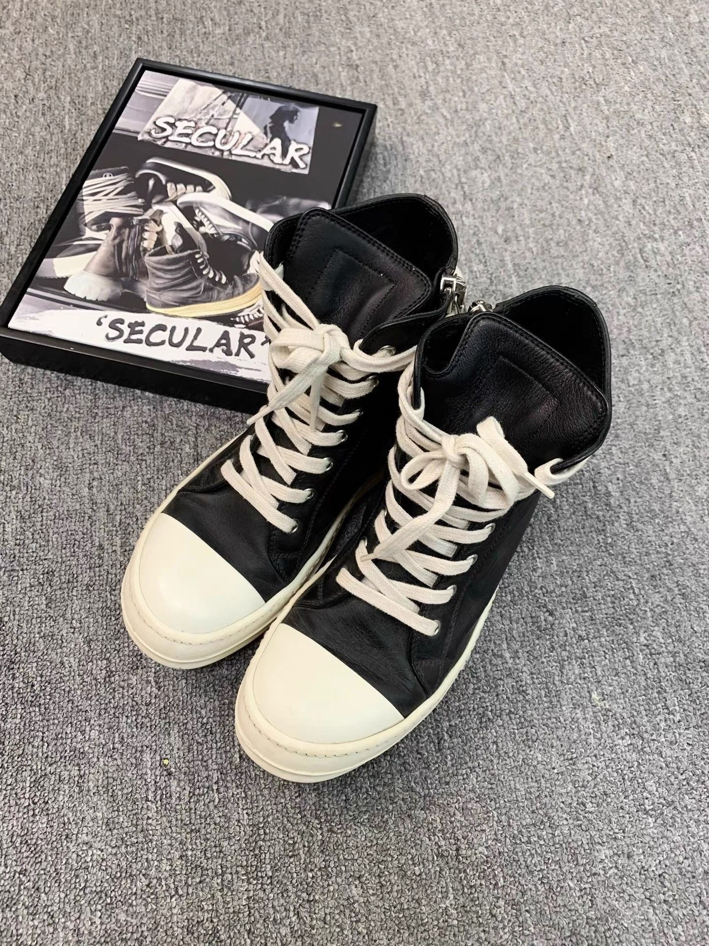 Rick Owens Rick Owens Mainline Leather Shoes K34 Size US 6.5 / IT 36.5 - 3 Thumbnail