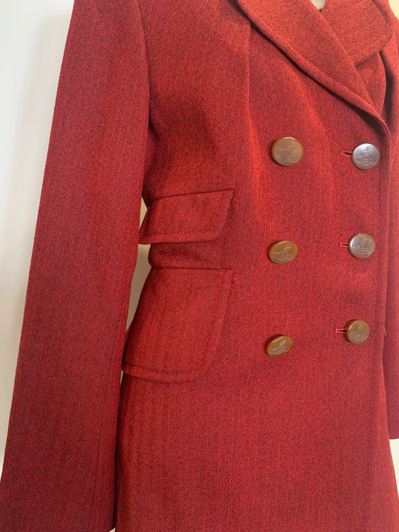Vivienne Westwood Vivienne Westwood size2 A dark red suit jacket Size M / US 6-8 / IT 42-44 - 6 Thumbnail