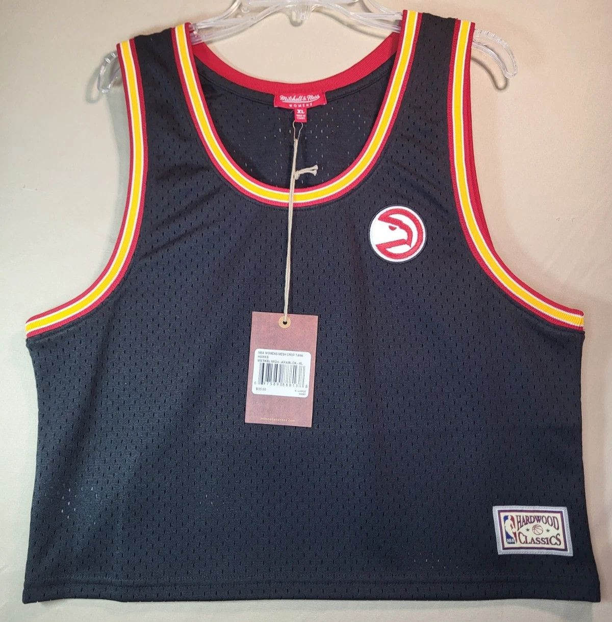 Mitchell & Ness Mitchell & Ness Atlanta Hawks Jersey Womens Crop Tank Top Size XL / US 12-14 / IT 48-50 - 1 Thumbnail