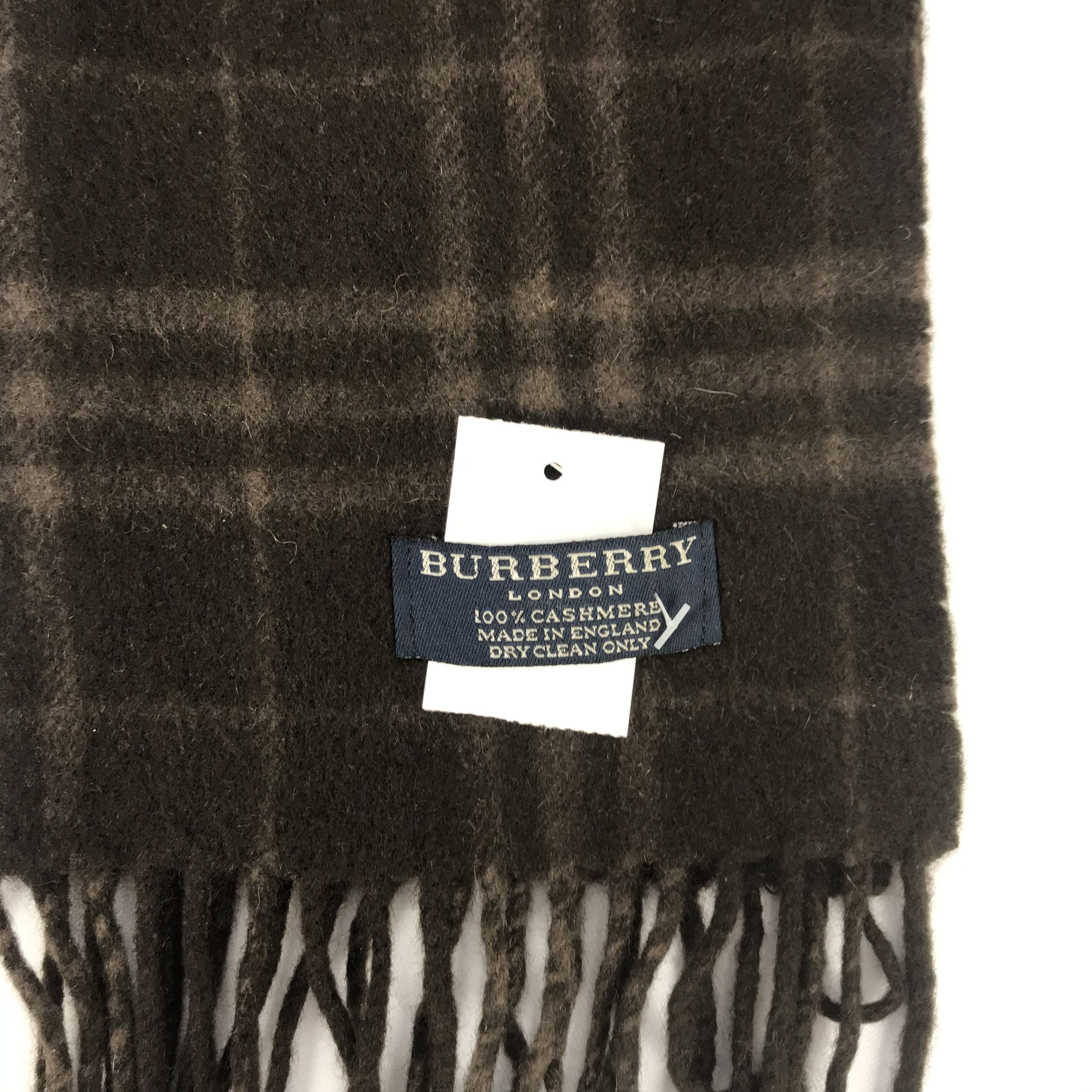Burberry Vintage Burberry Scarf Muffler Cashmere Wool Scarves Size ONE SIZE - 4 Thumbnail