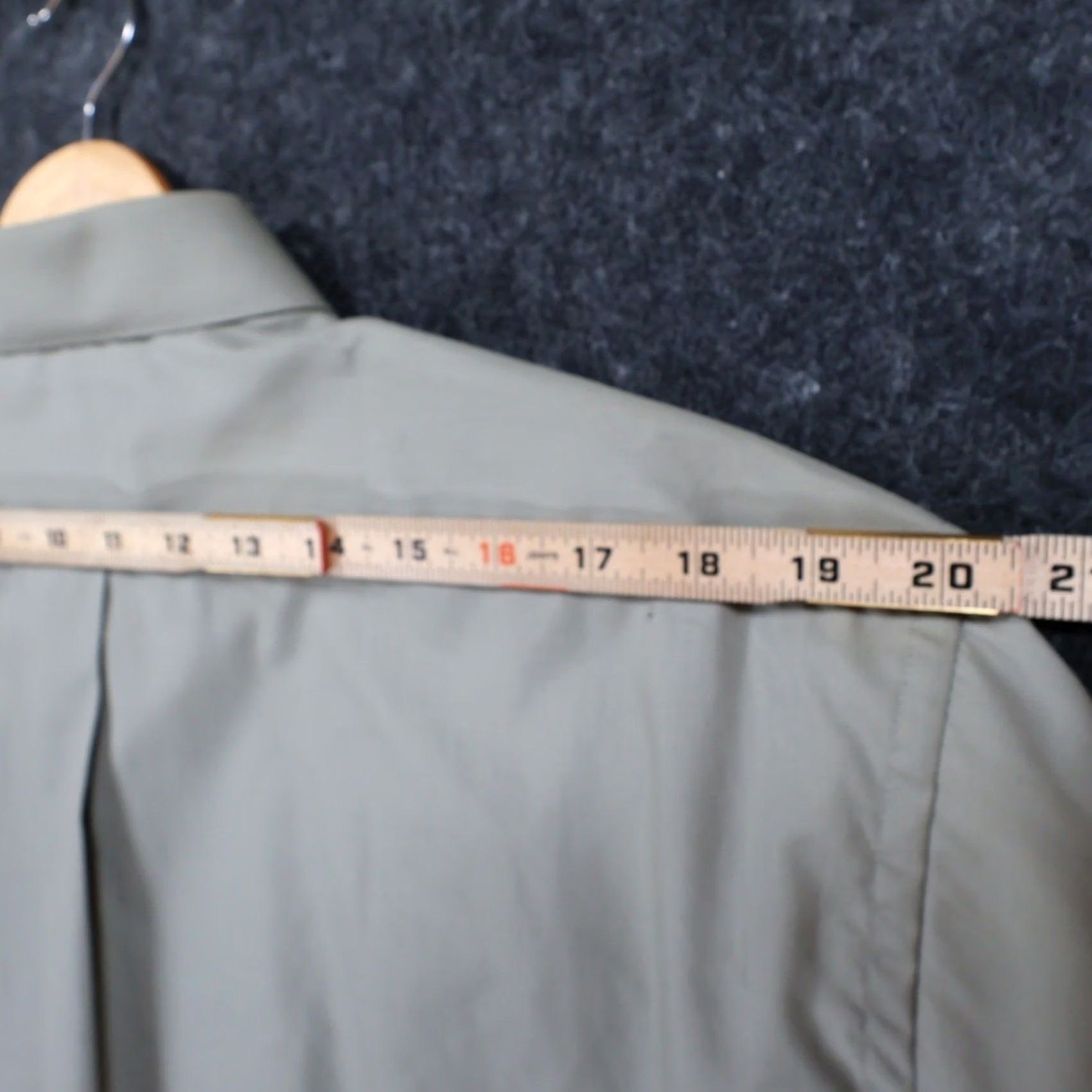 Vintage Giorgio Brutini Mens Gray XL Dress Shirt Long Sleeve Button Up Pocket Size 48R - 6 Thumbnail