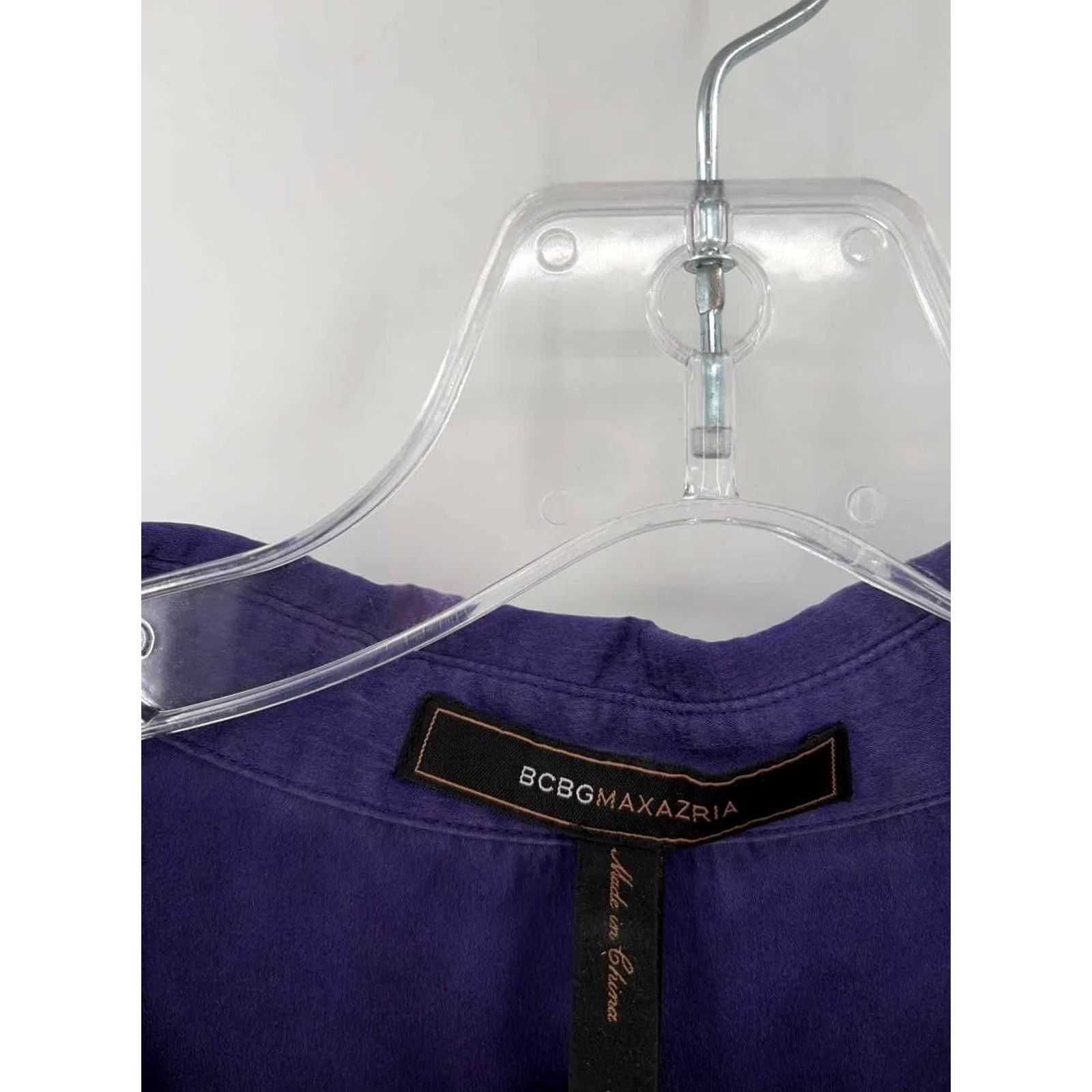 Bcbgmaxazria BCBG Maxazria Purple Size Medium Blouse Size M / US 6-8 / IT 42-44 - 3 Thumbnail