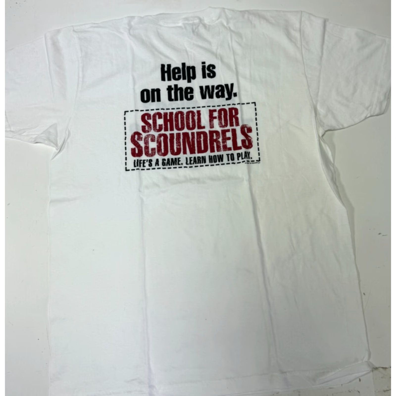American Apparel VINTAGE Billy Bob Thornton School for Scoundrels T-Shirt | 2006 Y2K Movie Promo | Men’s Large | White | Collectible Tee Size US L / EU 52-54 / 3 - 6 Thumbnail