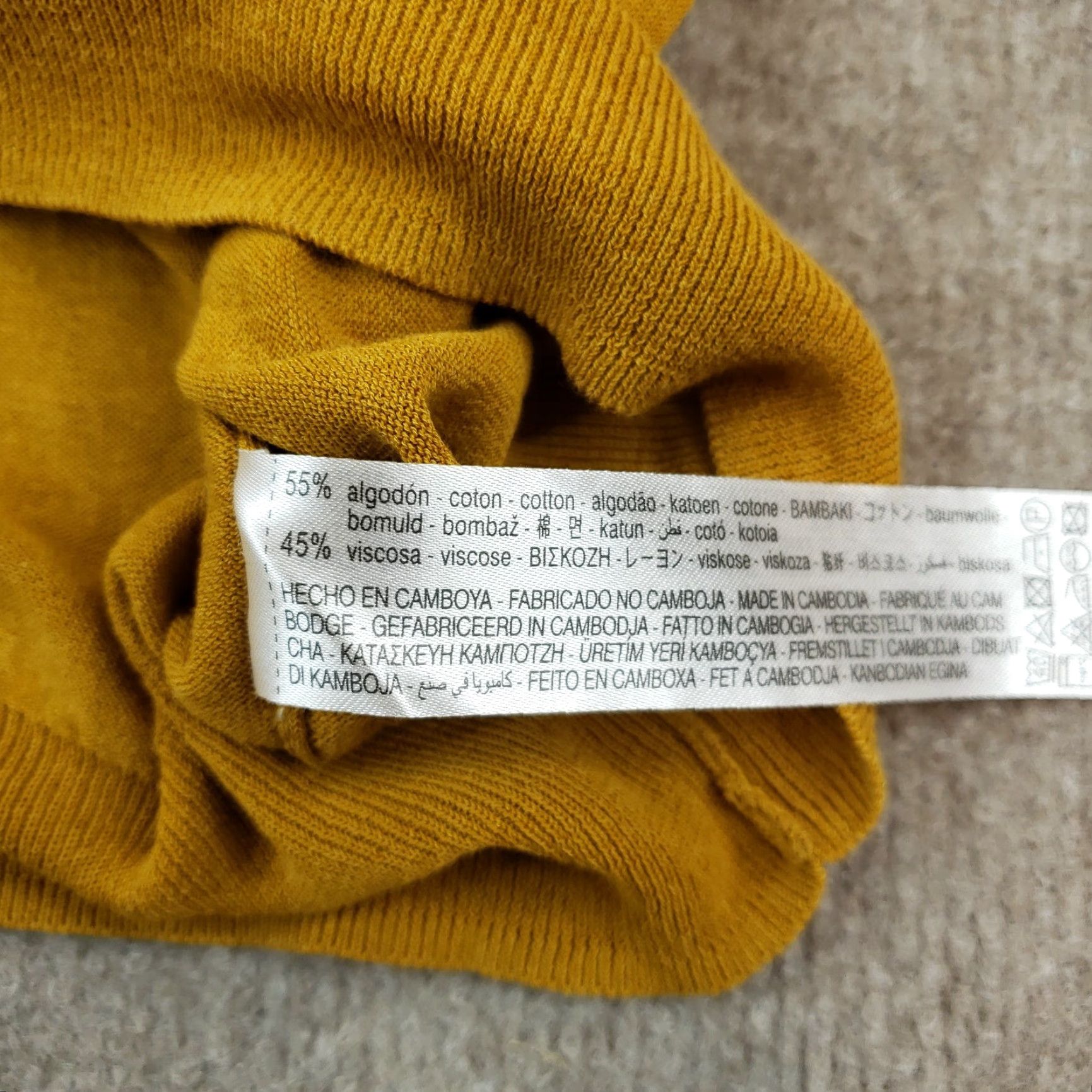 Zara Zara Womens Medium Yellow Long Sleeve Lightweight Casual Comfort Sweater Size M / US 6-8 / IT 42-44 - 6 Thumbnail