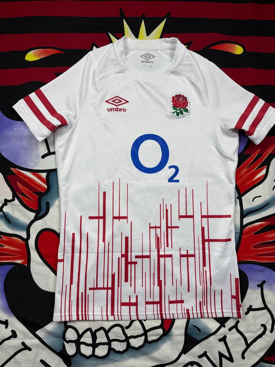 Umbro Umbro England Rugby Home Youth Jersey 22/23 Size YXL Size US XS / EU 42 / 0 - 1 Thumbnail
