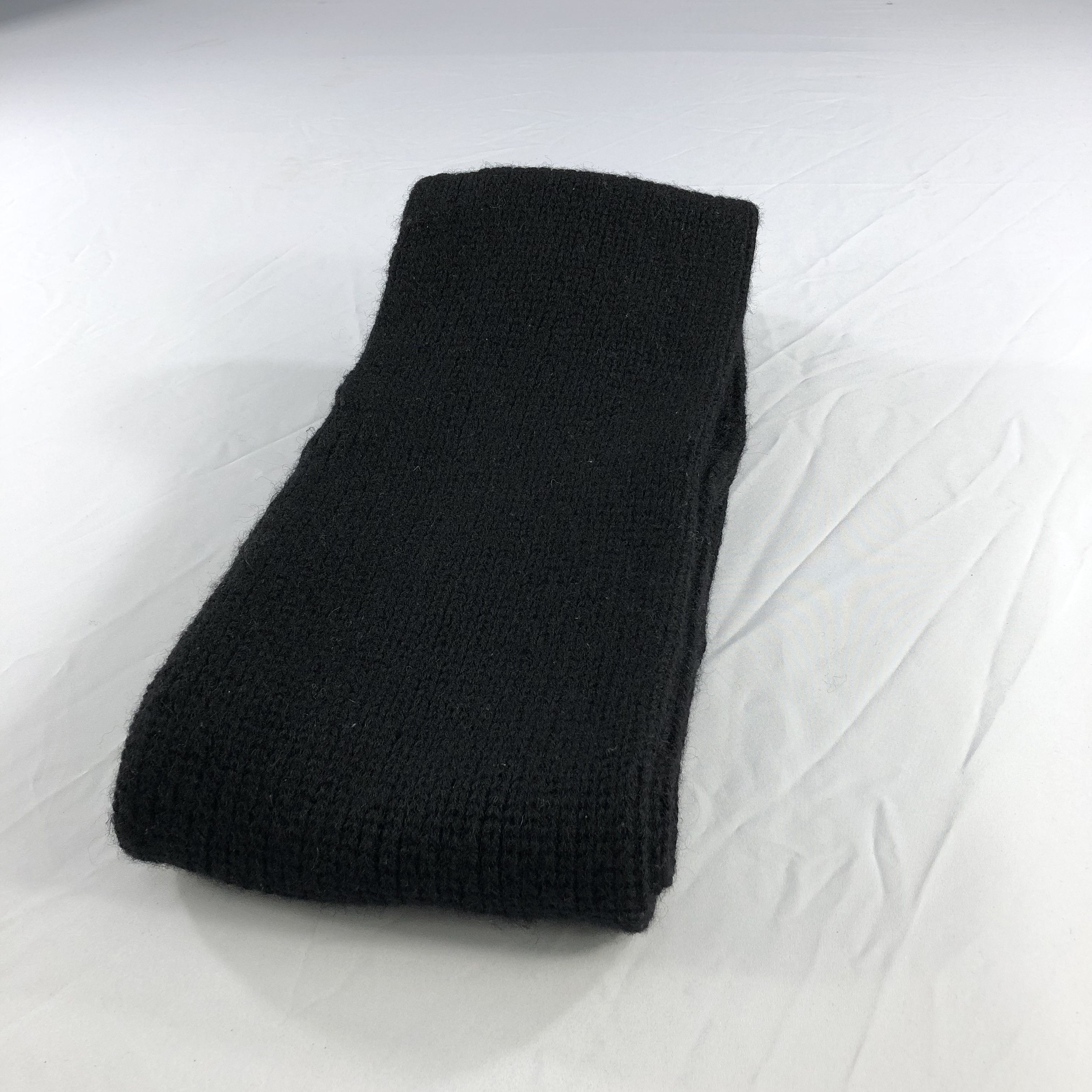 United Arrows United Arrows Black Infinity Snood Scarf Muffler Wool V1052 Size ONE SIZE - 4 Thumbnail