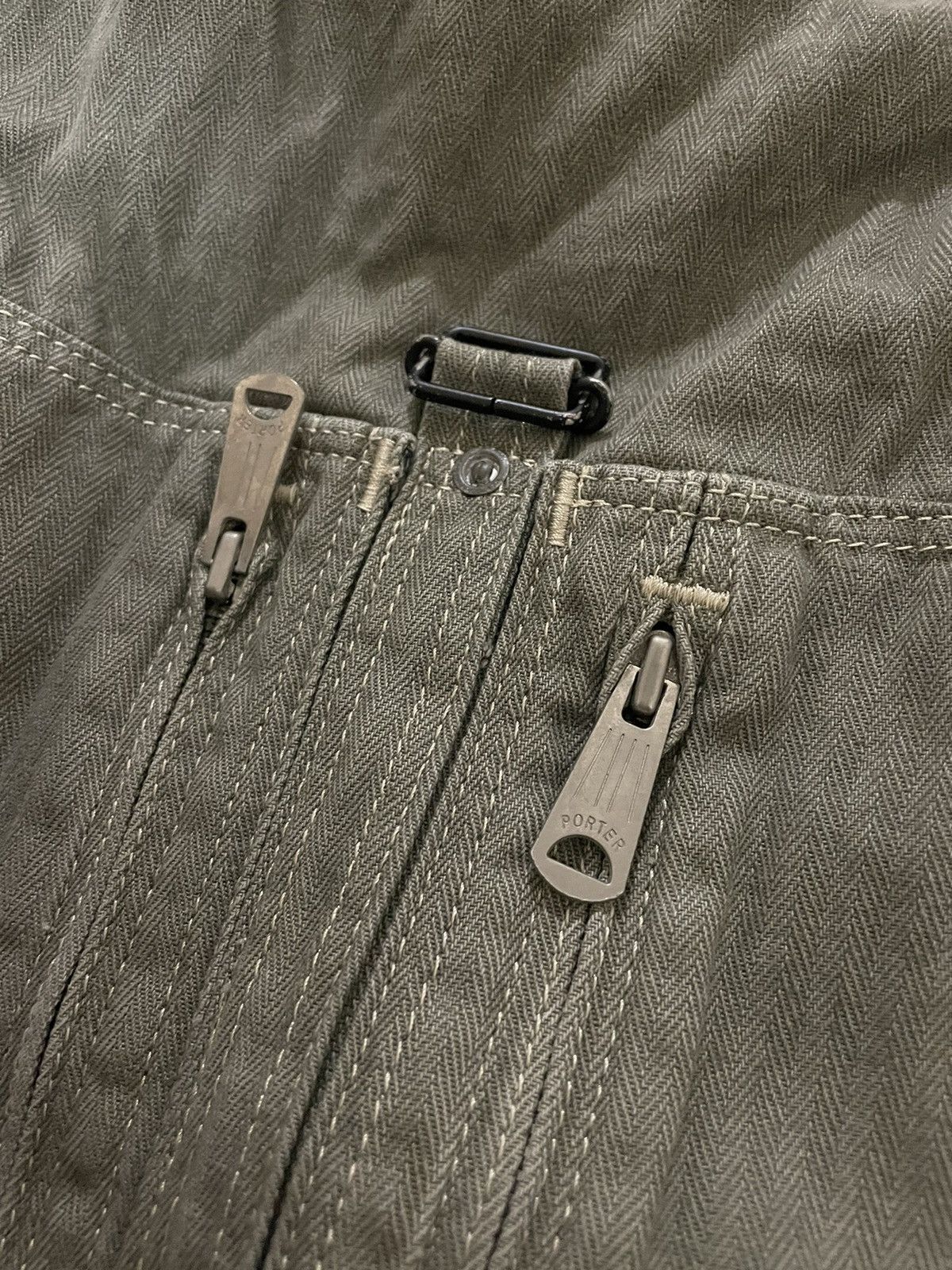 Japanese Brand Vtg Porter Herringbone Mini Backpack/Rucksak Tokyo Japan Size ONE SIZE - 7 Thumbnail