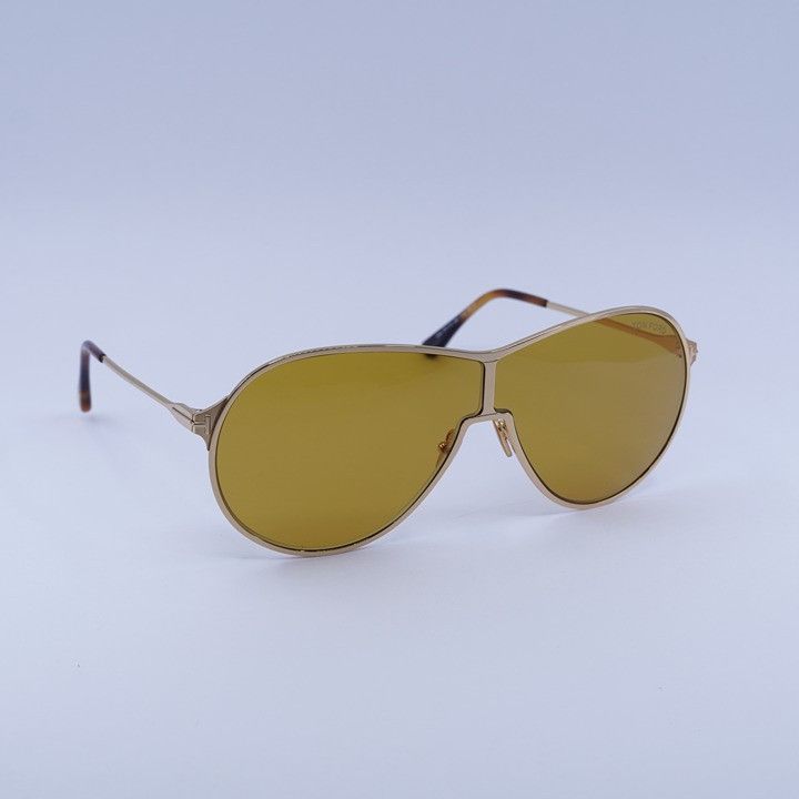 Tom Ford Tom Ford Gaia FT1174 30E Sunglasses Deep Gold Aviator Frame Size ONE SIZE - 5 Thumbnail