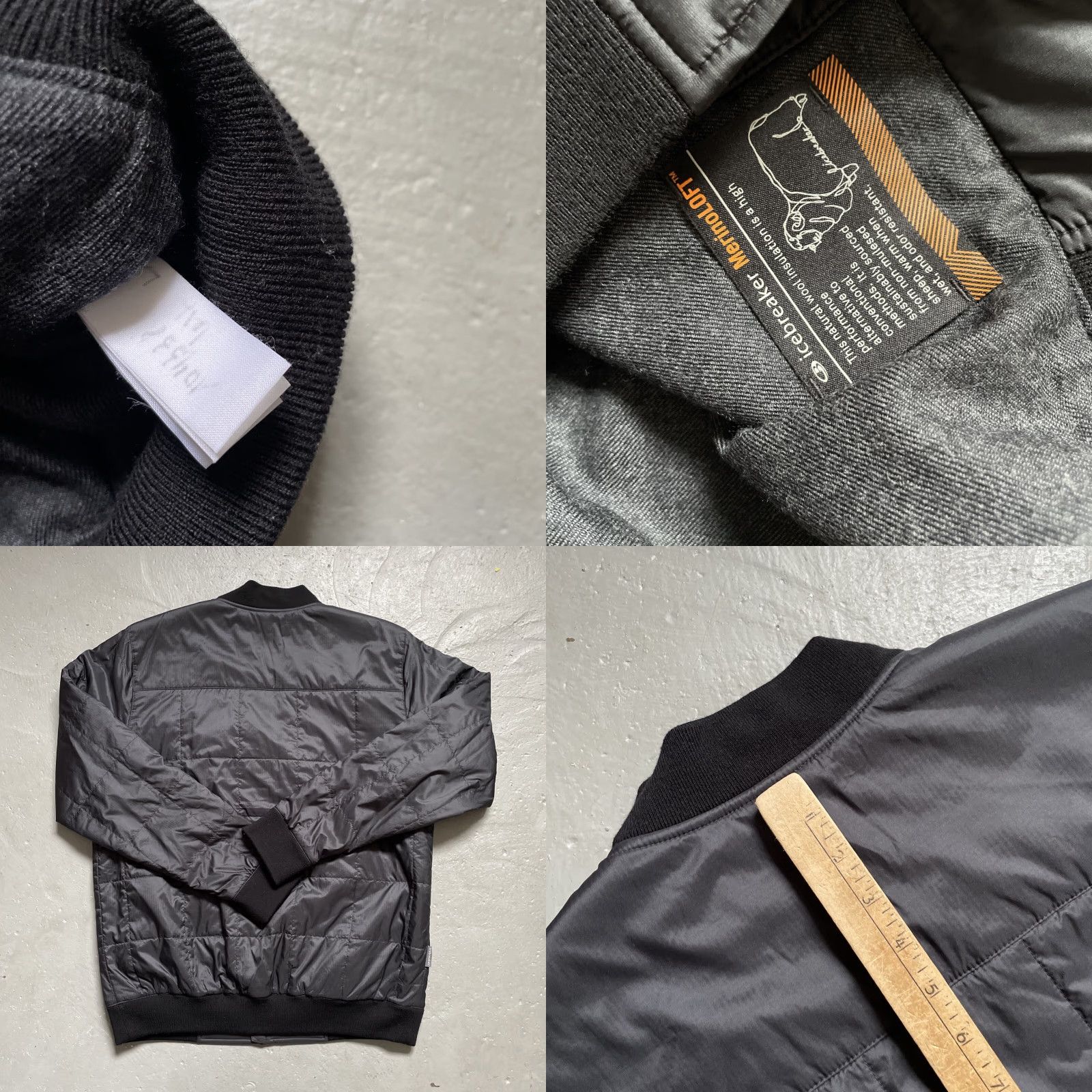 Icebreaker Icebreaker MerinoLOFT Insulated Quilted Bomber Jacket Unisex Adults L Black Outdoor Casual Merino Bomber Sample Pre-Owned Womens Mens Girls Boys Size US L / EU 52-54 / 3 - 8 Thumbnail