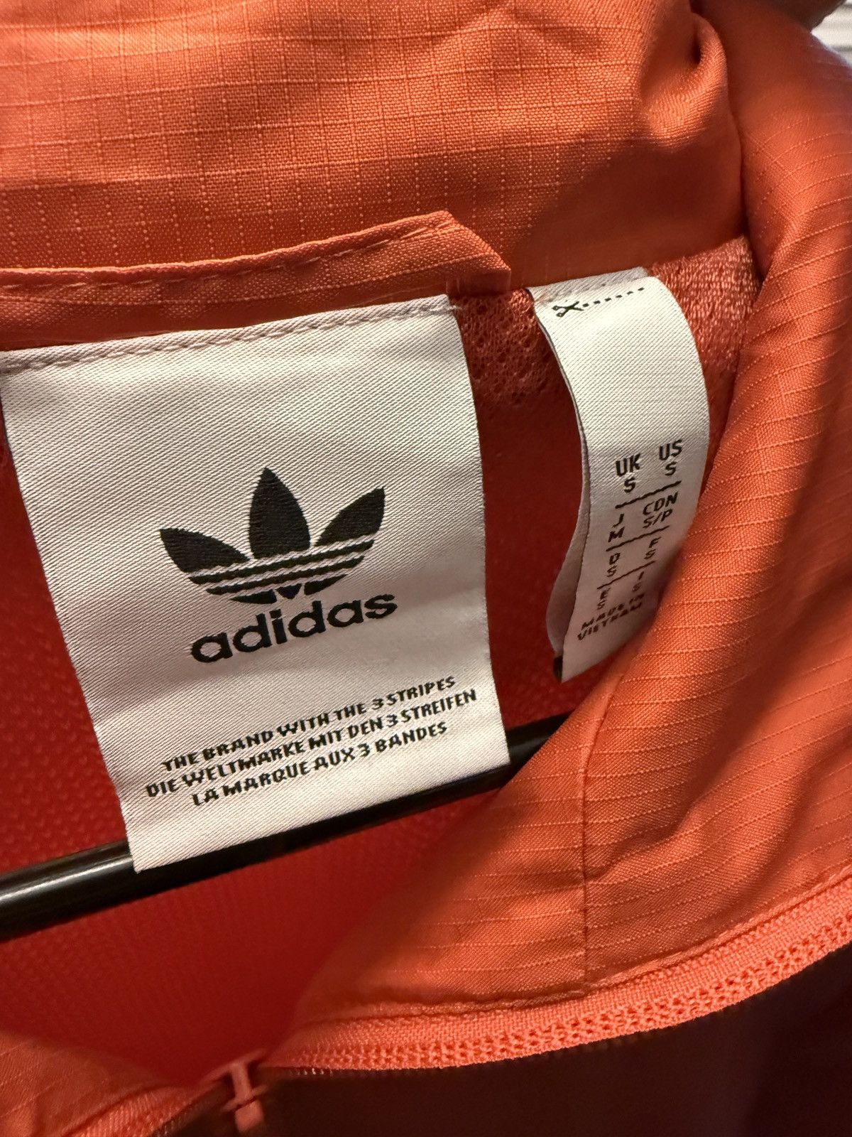 Adidas Adidas Windbreaker Jacket Orange Size US S / EU 44-46 / 1 - 3 Thumbnail